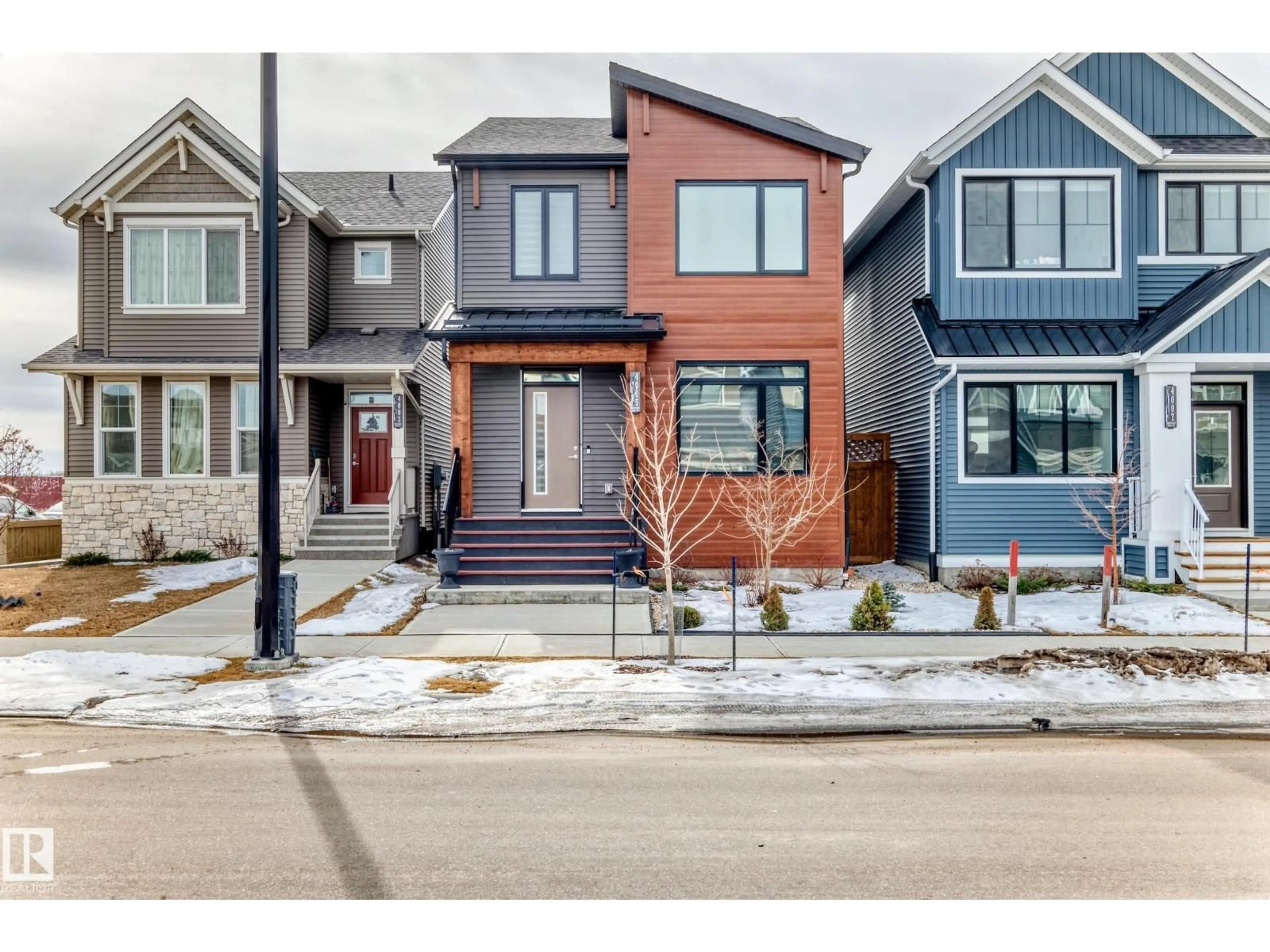 Home with brick exterior material, street for LI SW - 4005 HAWTHORN LINK, Edmonton Alberta T6X1Y6