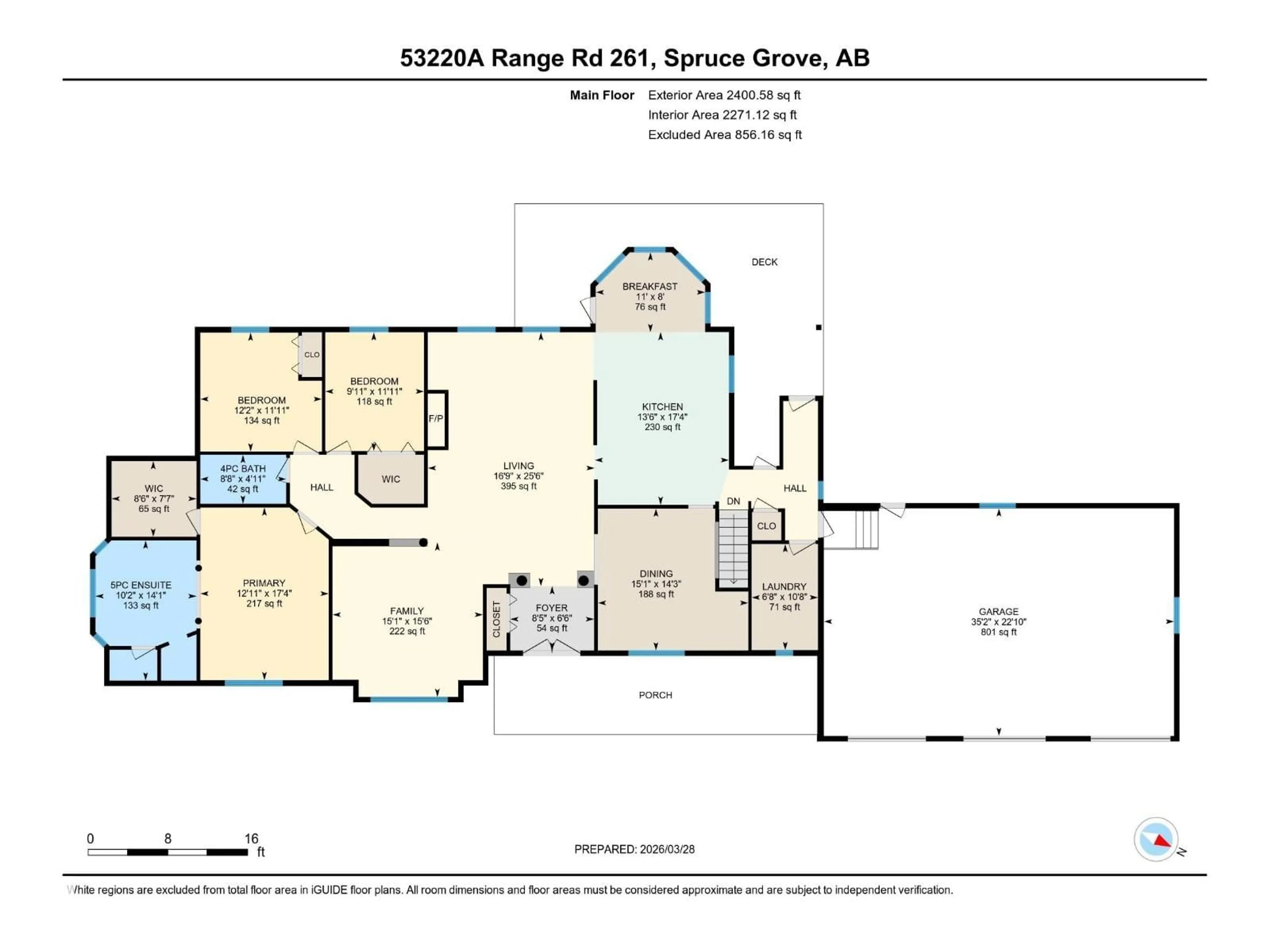 Floor plan for A - 53220 RGE ROAD 261 RGE ROAD, Rural Parkland County Alberta T7Y1A2