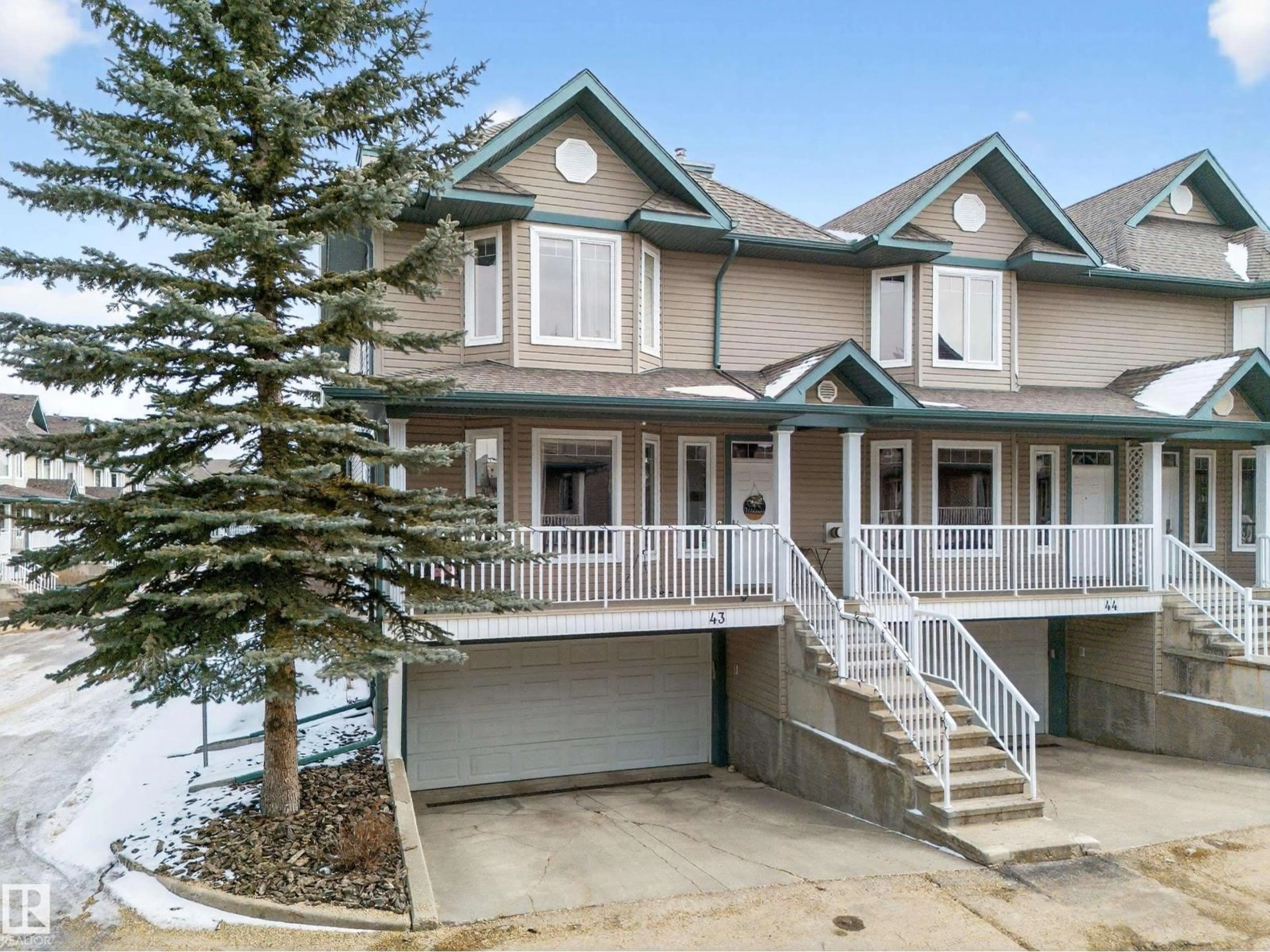 Home with vinyl exterior material, water/lake/river/ocean view for #43 - 903 RUTHERFORD RD, Edmonton Alberta T6W1N9