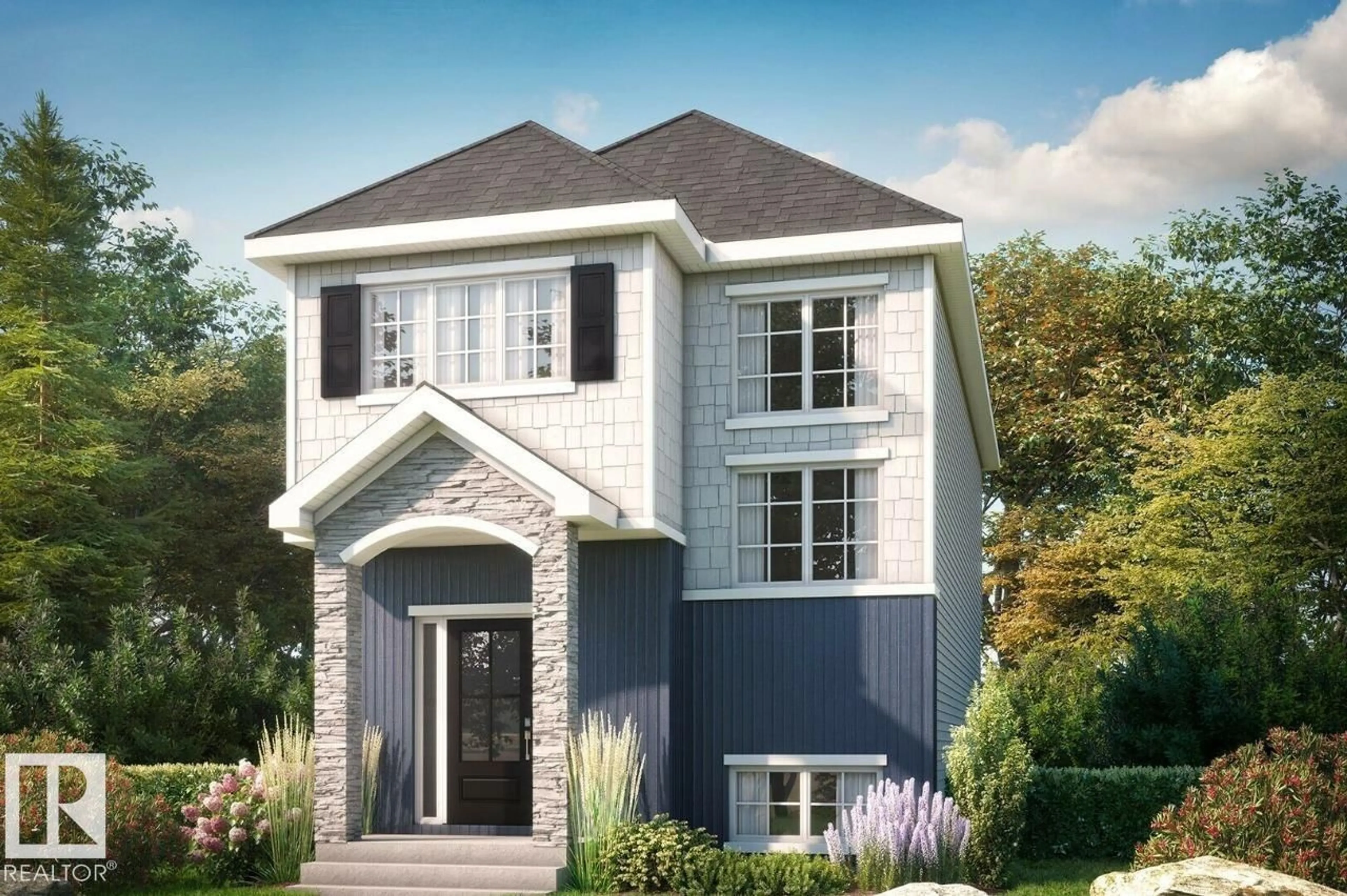 Home with brick exterior material, street for 1 CLICHY CL, St. Albert Alberta T8T2E3