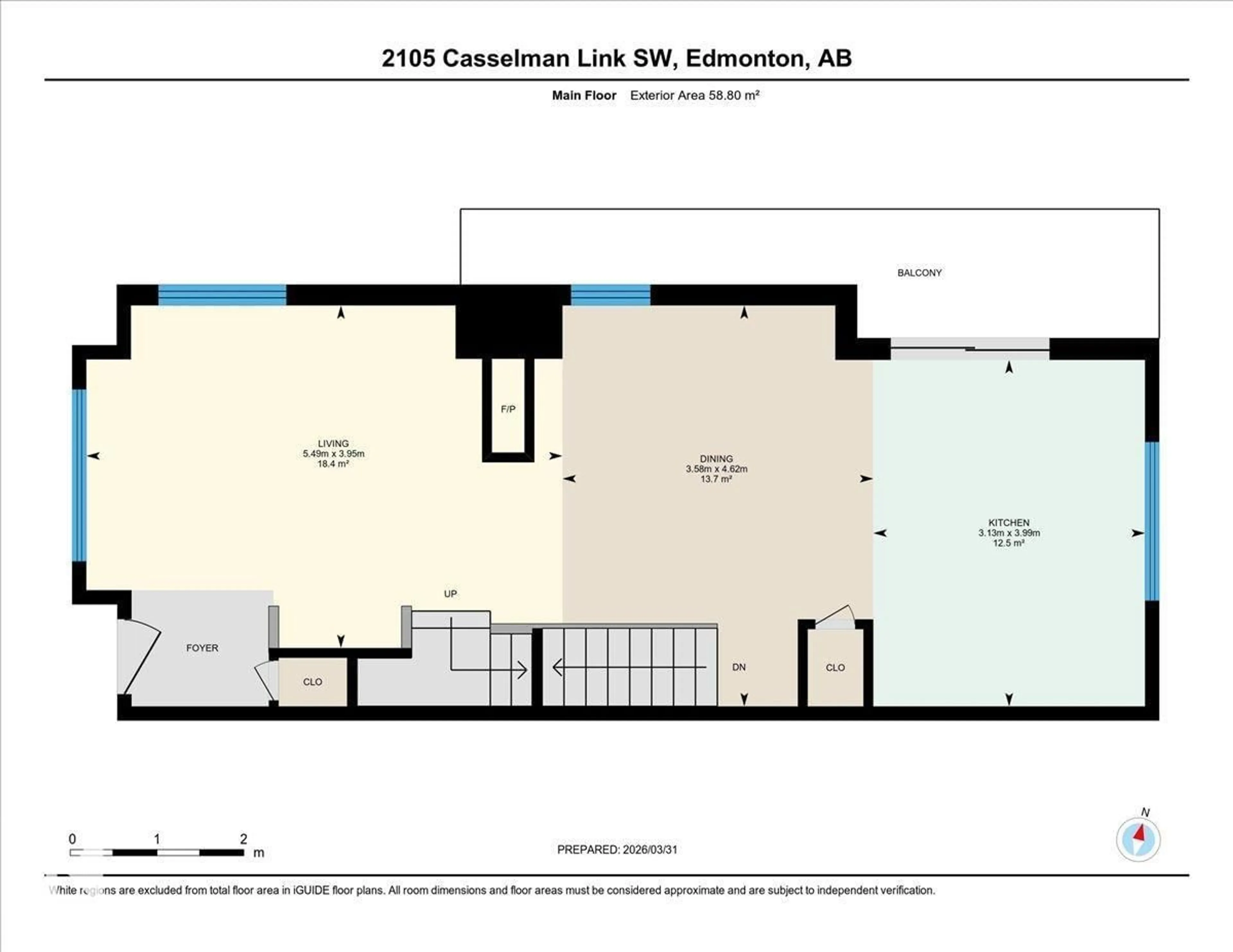 Floor plan for LI SW - 2105 CASSELMAN LINK, Edmonton Alberta T6W0V8