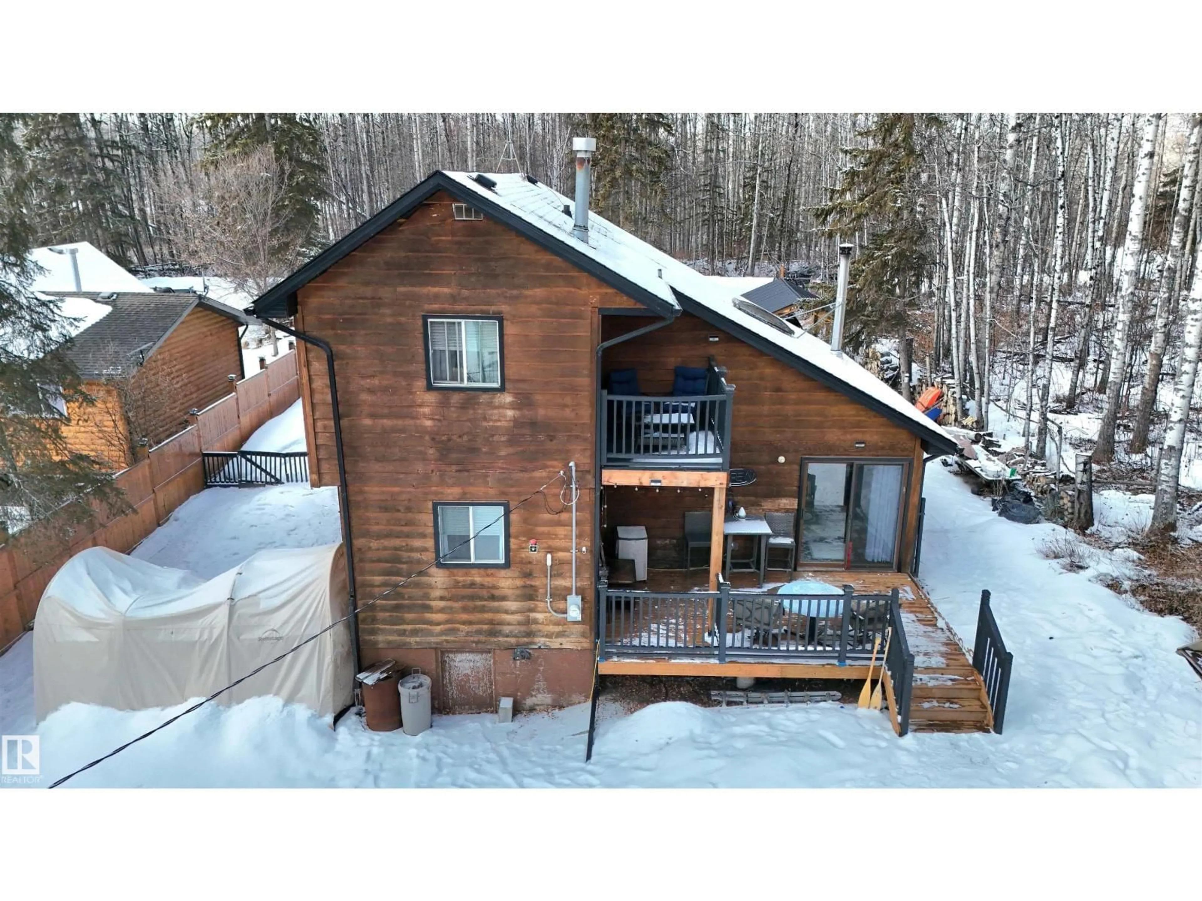 A pic from outside/outdoor area/front of a property/back of a property/a pic from drone, building for 2001 TWP47 - 2110 MITCHELL BE, Rural Leduc County Alberta T0C2P0