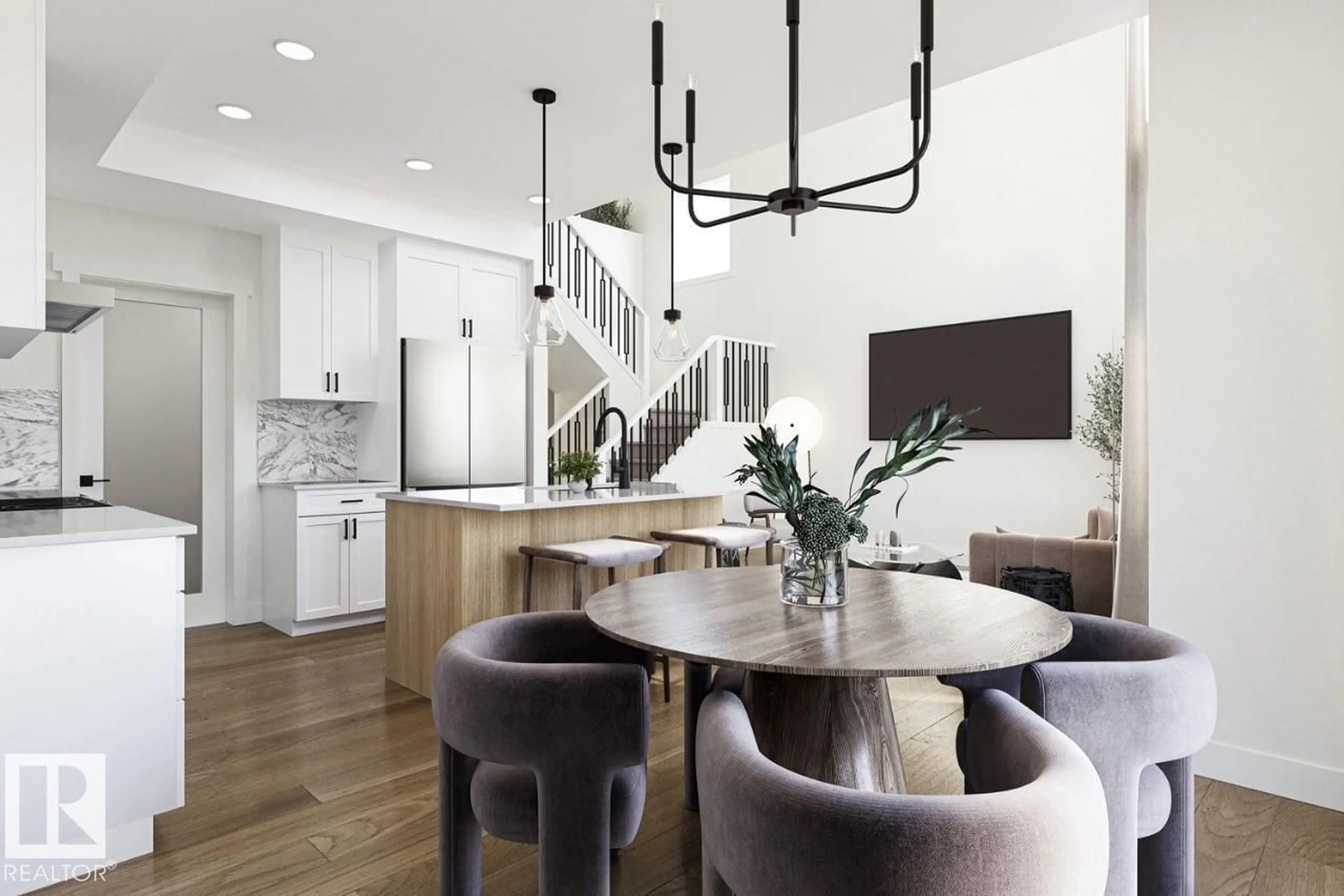 Open concept kitchen, unknown for NW - 9423 230 ST, Edmonton Alberta T5T7H8