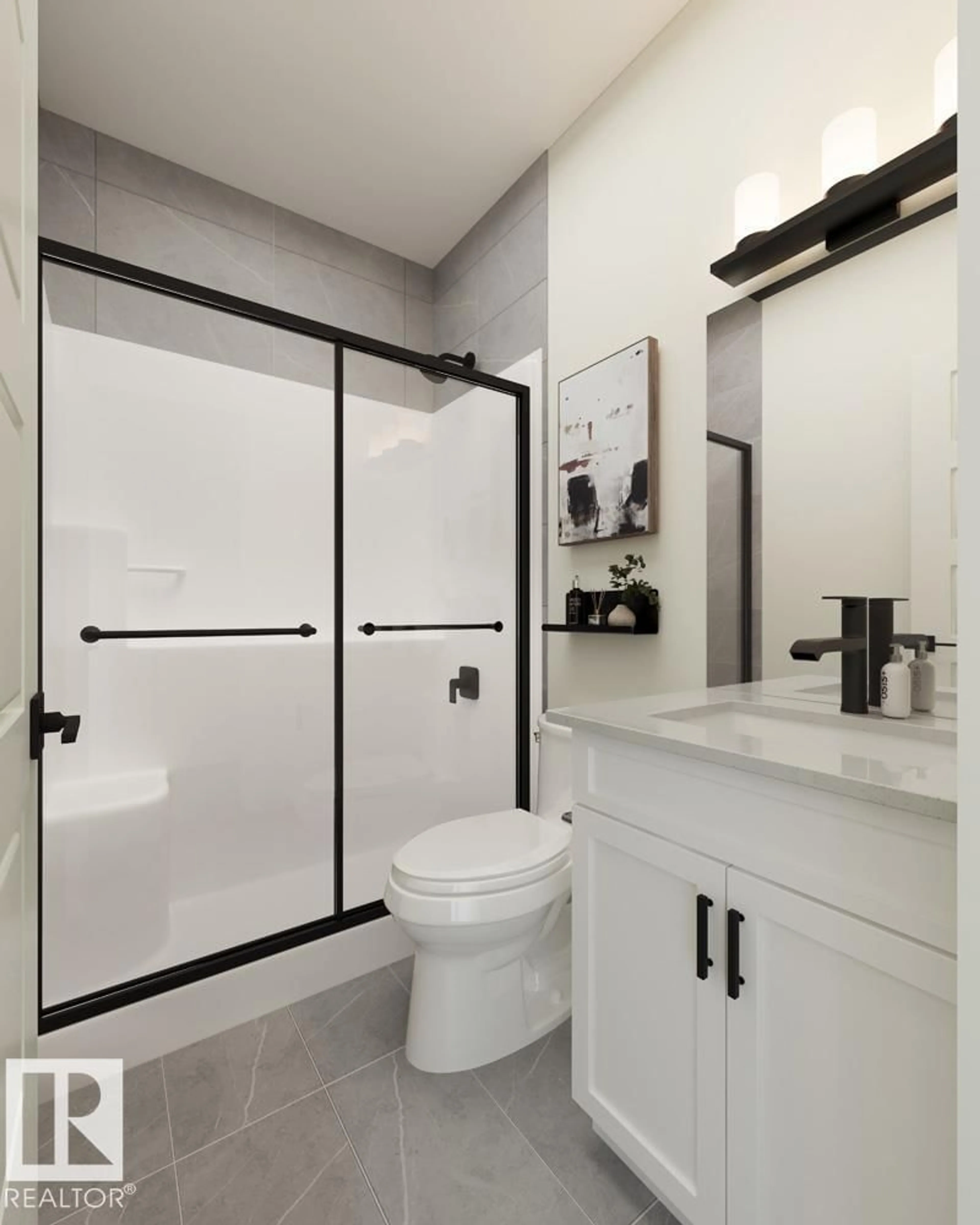 Contemporary bathroom, ceramic/tile floor for NW - 9423 230 ST, Edmonton Alberta T5T7H8