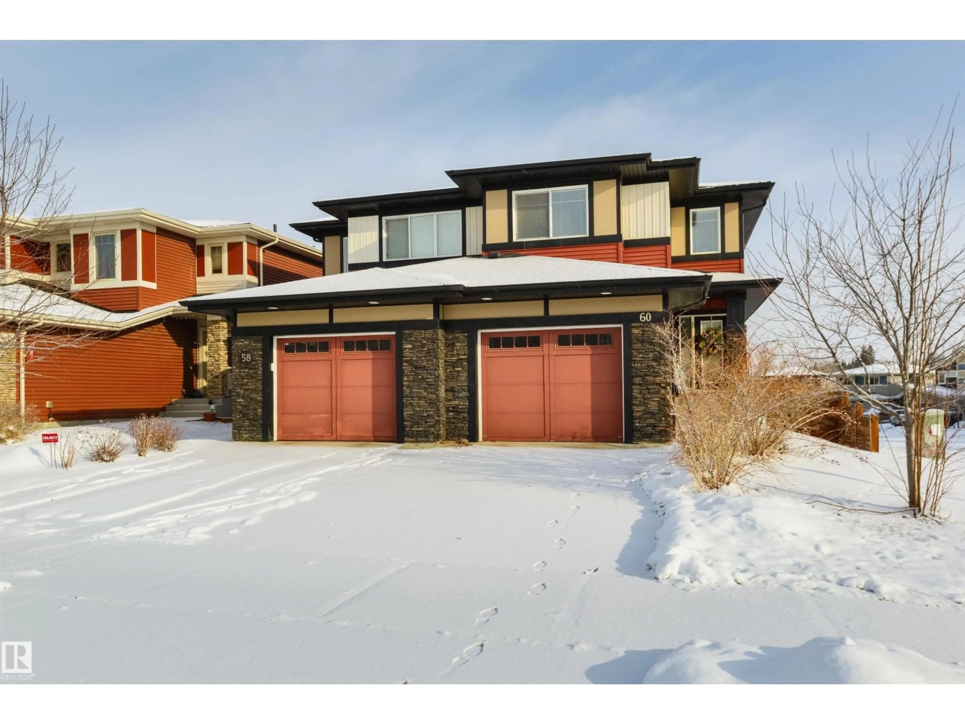 Home with brick exterior material, street for 60 VANDERBILT CM, Spruce Grove Alberta T7X0S9