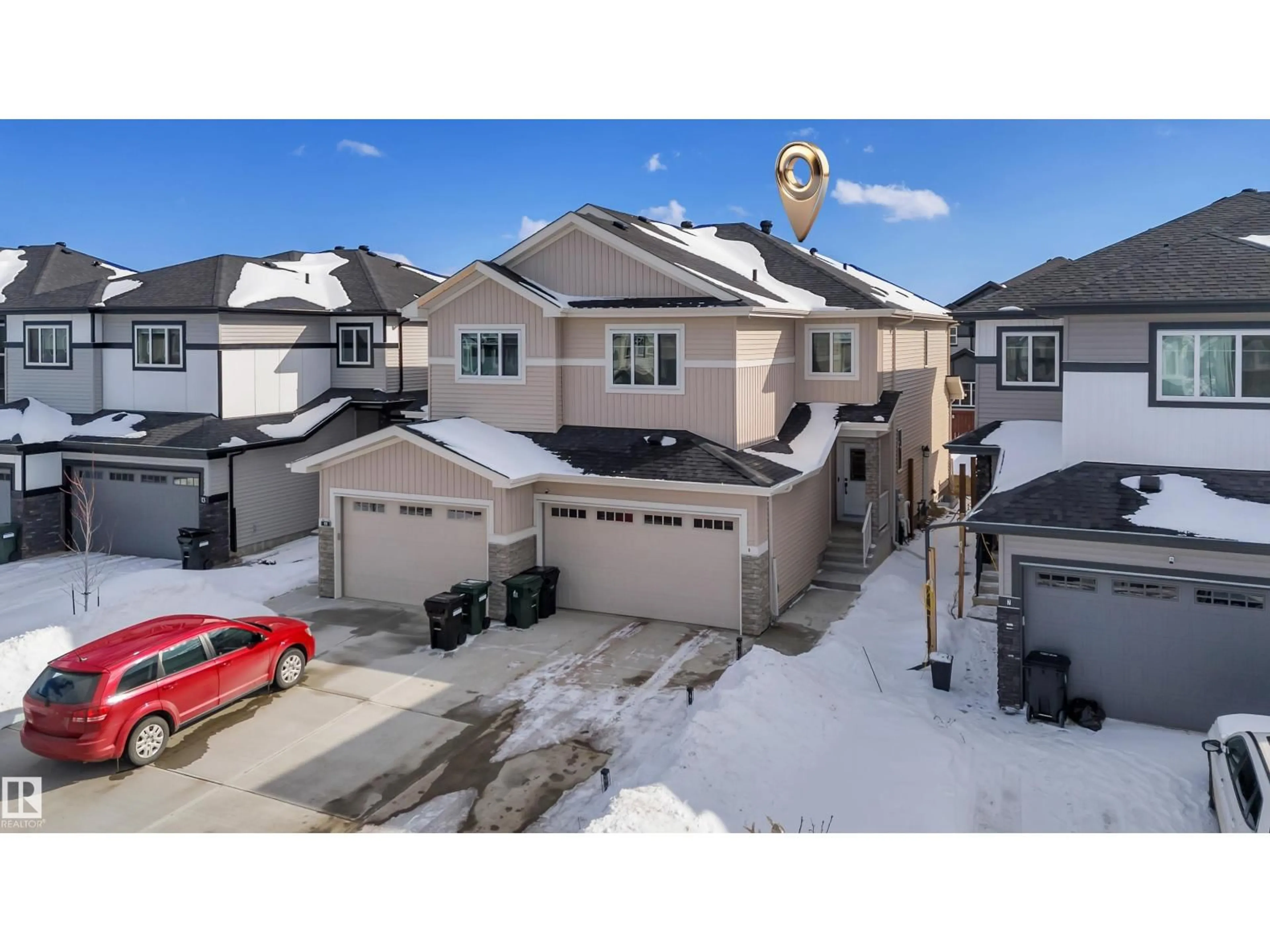 A pic from outside/outdoor area/front of a property/back of a property/a pic from drone, street for 9 HUNTER PL, Spruce Grove Alberta T7X3W3