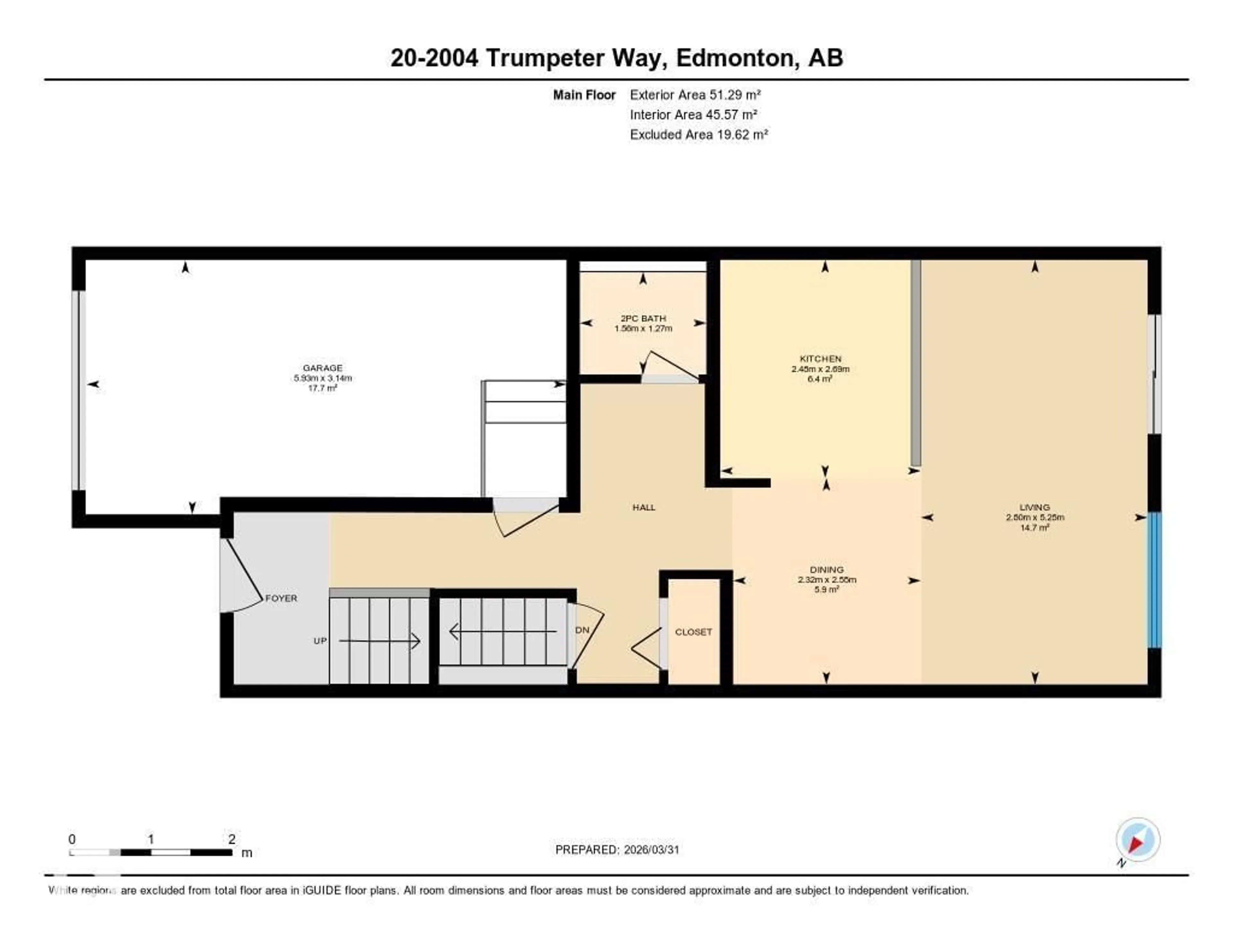 Floor plan for 20 2004 TRUMPETER WY, Edmonton Alberta T5S0J9