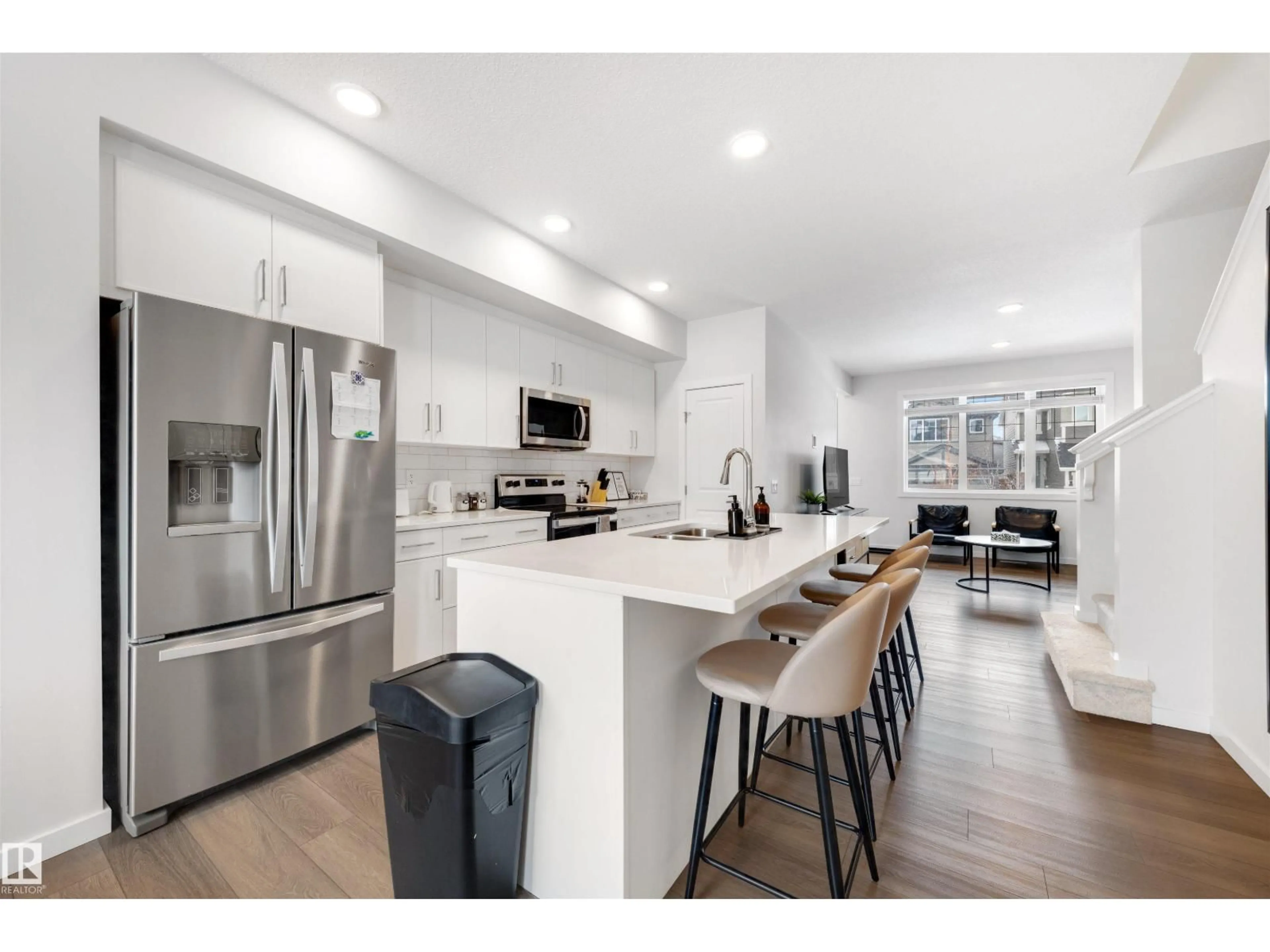 Open concept kitchen, unknown for NW - 8125 226A ST, Edmonton Alberta T5T7S8