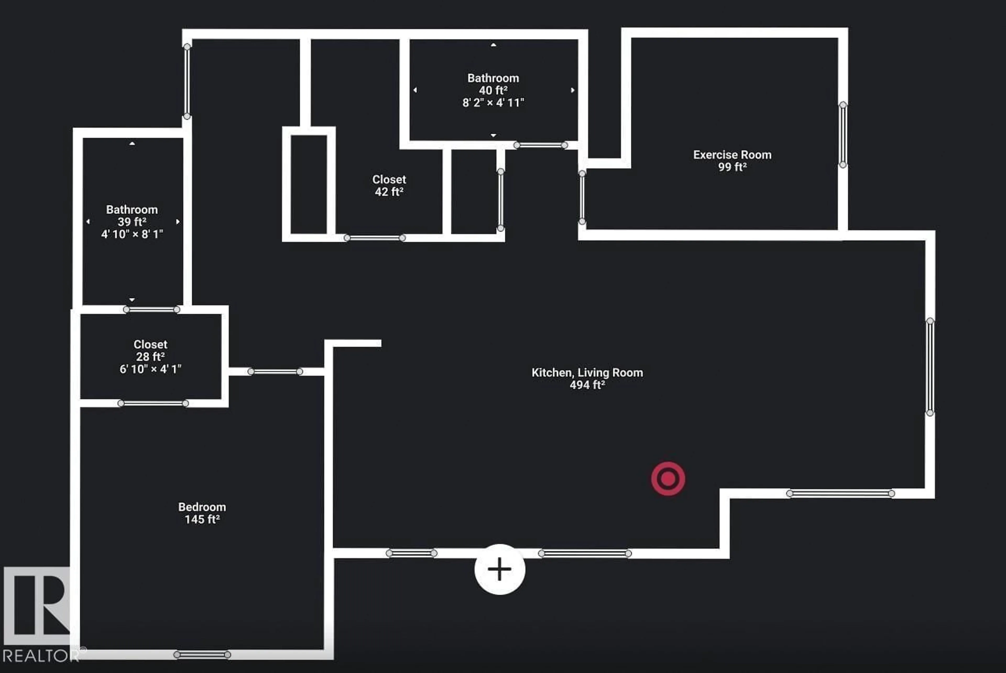 Floor plan for 9351 - 3118 SIMPSON DR, Edmonton Alberta T6R0N4