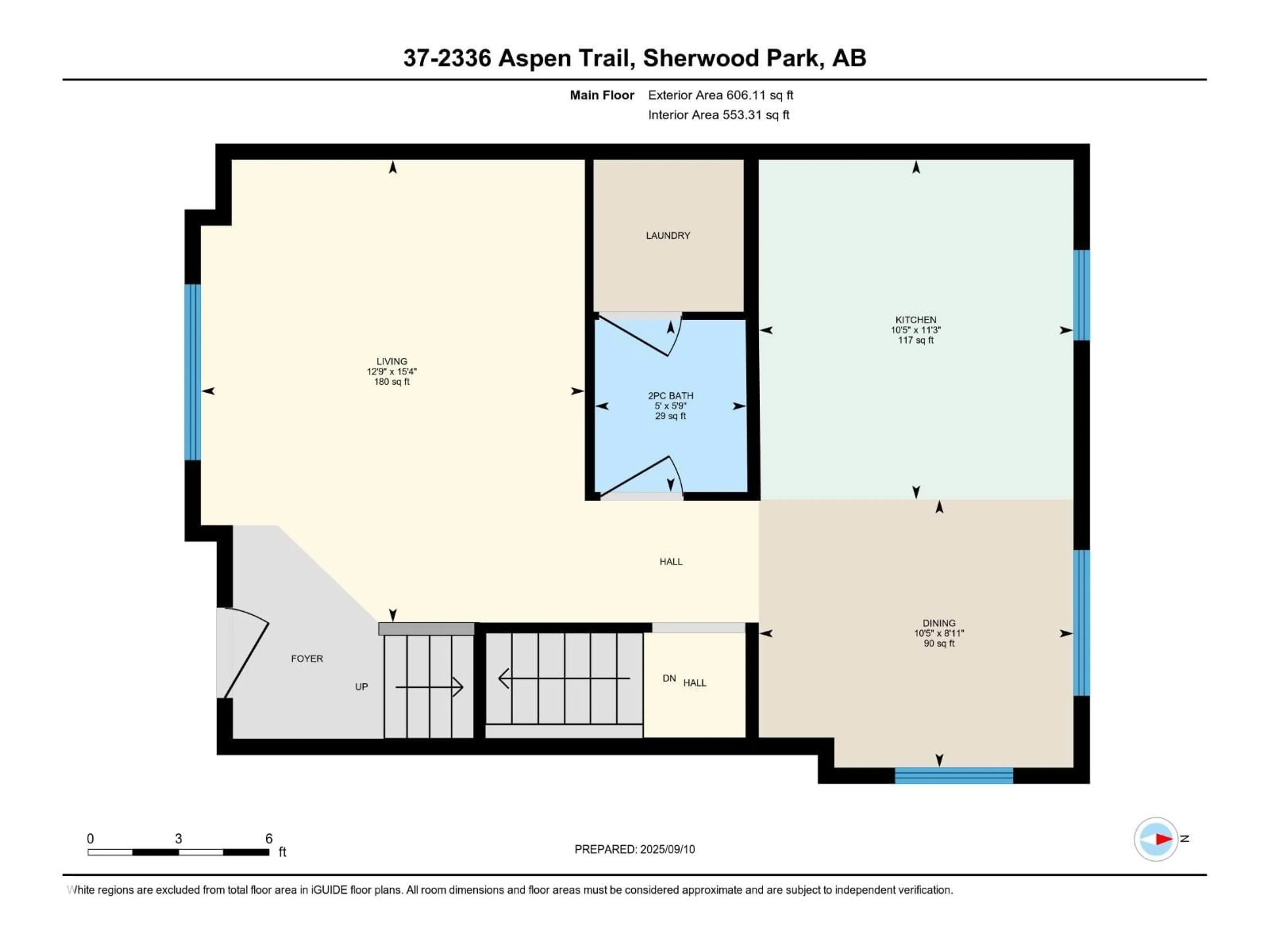 Floor plan for #37 - 2336 ASPEN TR, Sherwood Park Alberta T8H0J1