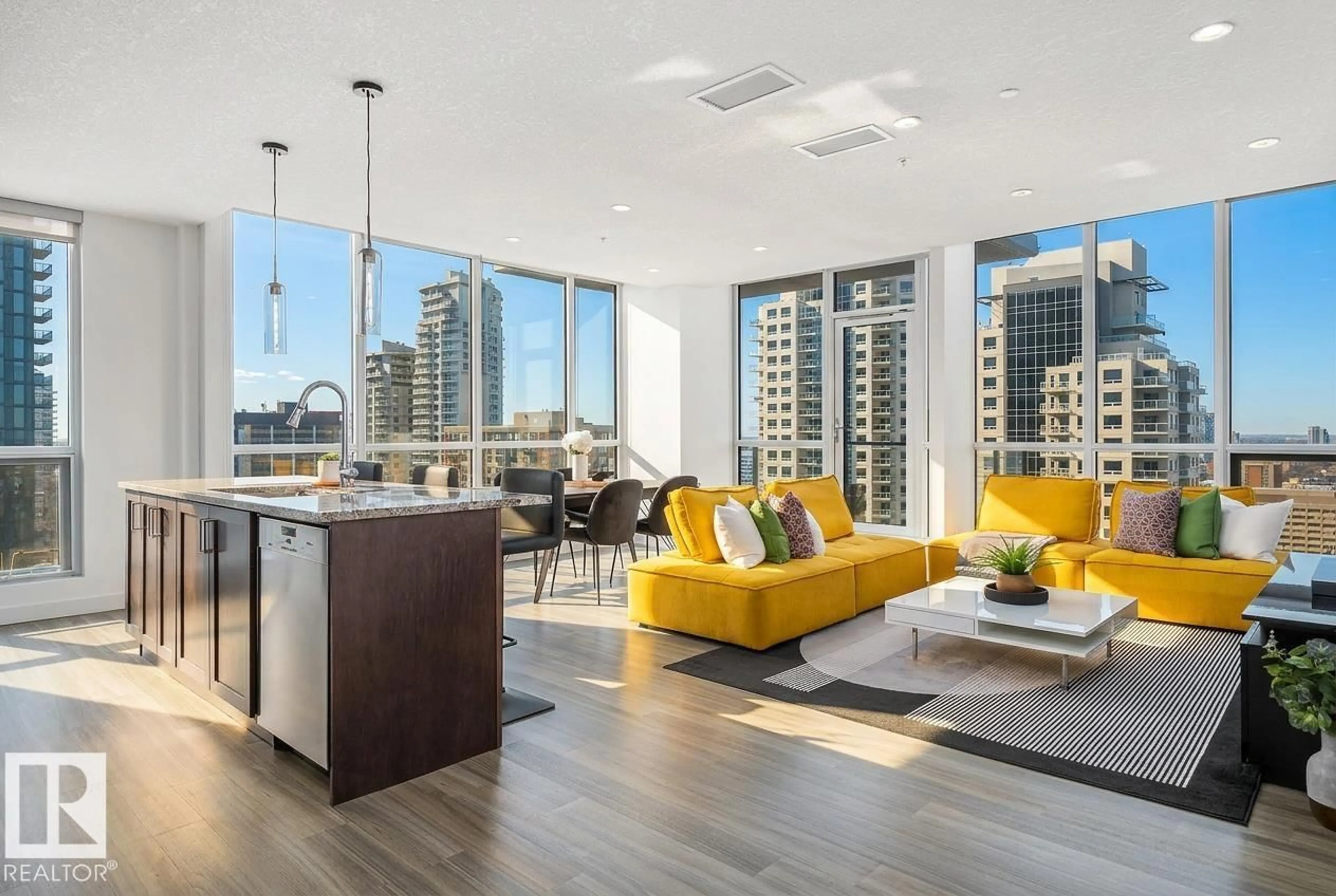 Living room with furniture, unknown for 10238 - 2107 103 ST, Edmonton Alberta T5J0G6