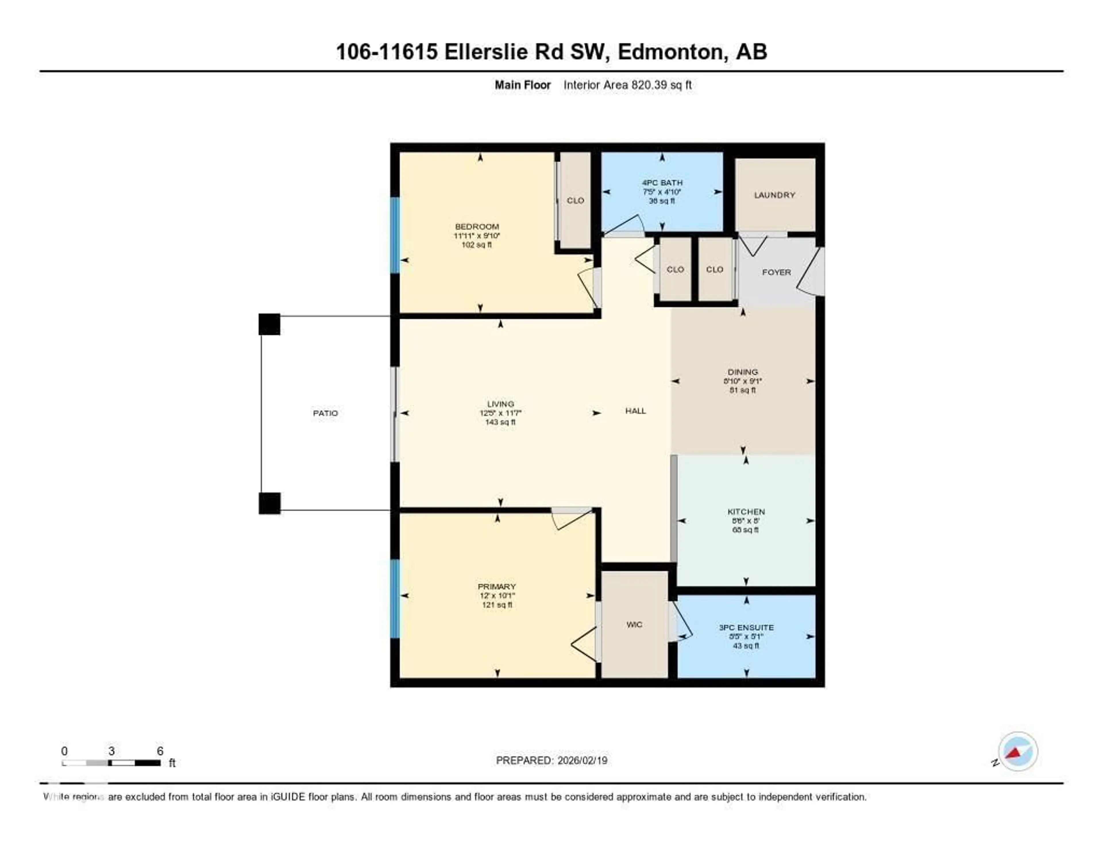 Floor plan for 11615 ELLERSLIE RD, Edmonton Alberta T6W0J3