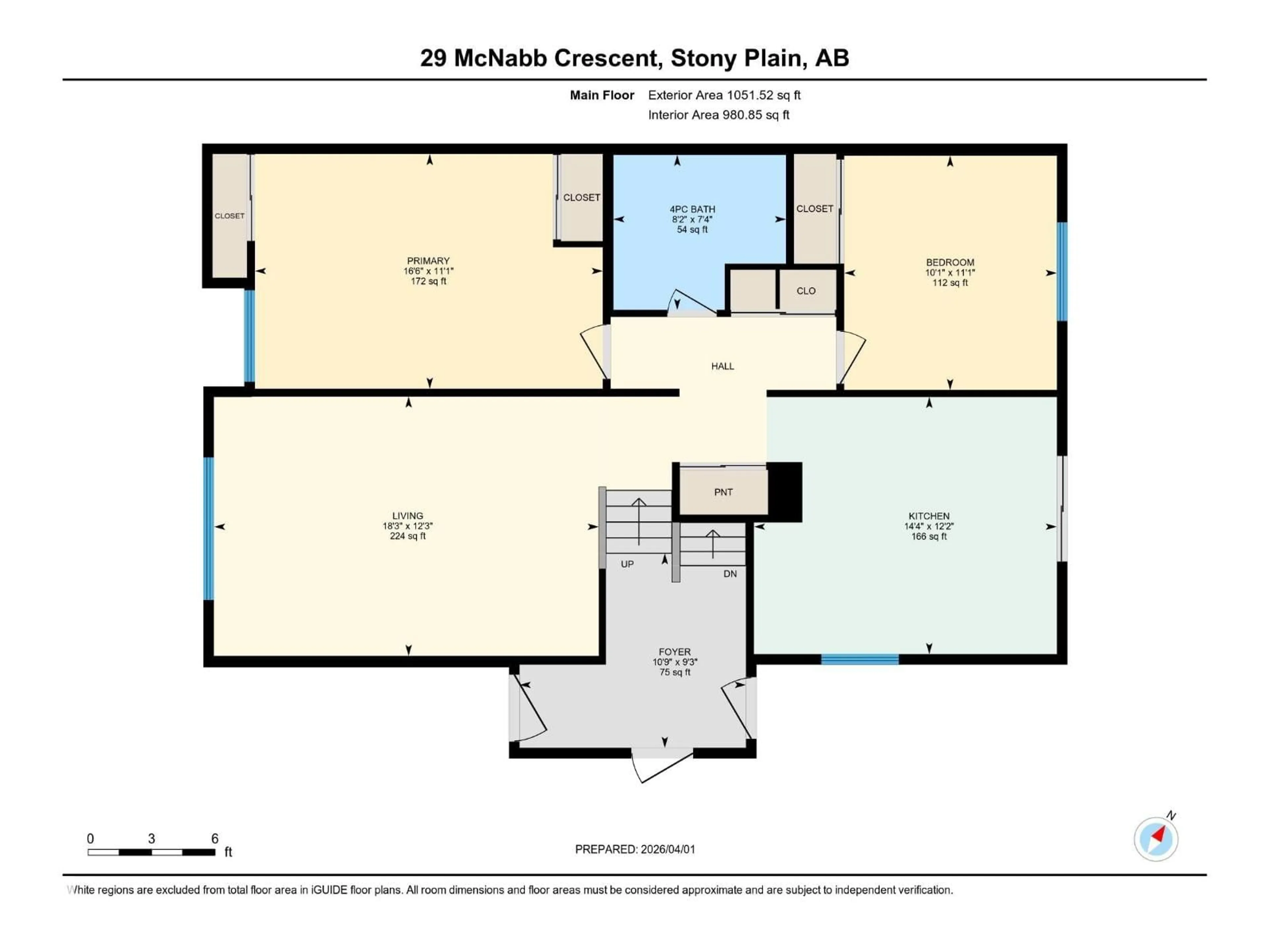 Floor plan for 29 MCNABB CR, Stony Plain Alberta T7Z1G8