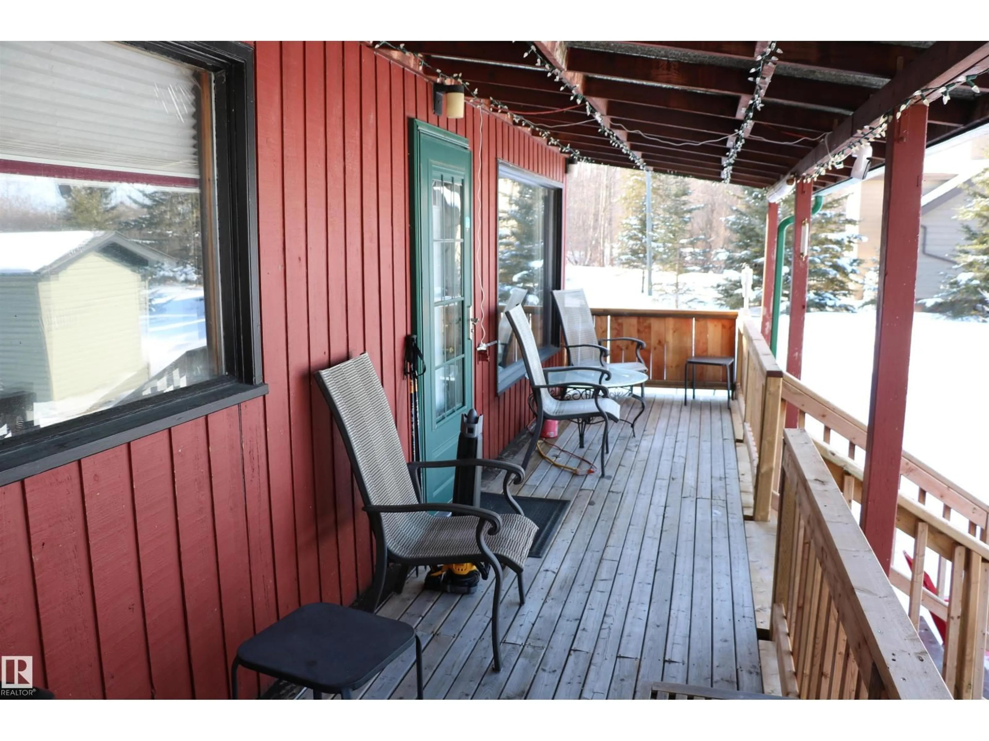 Patio, water/lake/river/ocean view for 96 - 53424 RGE ROAD 60, Rural Parkland County Alberta T0E0W0