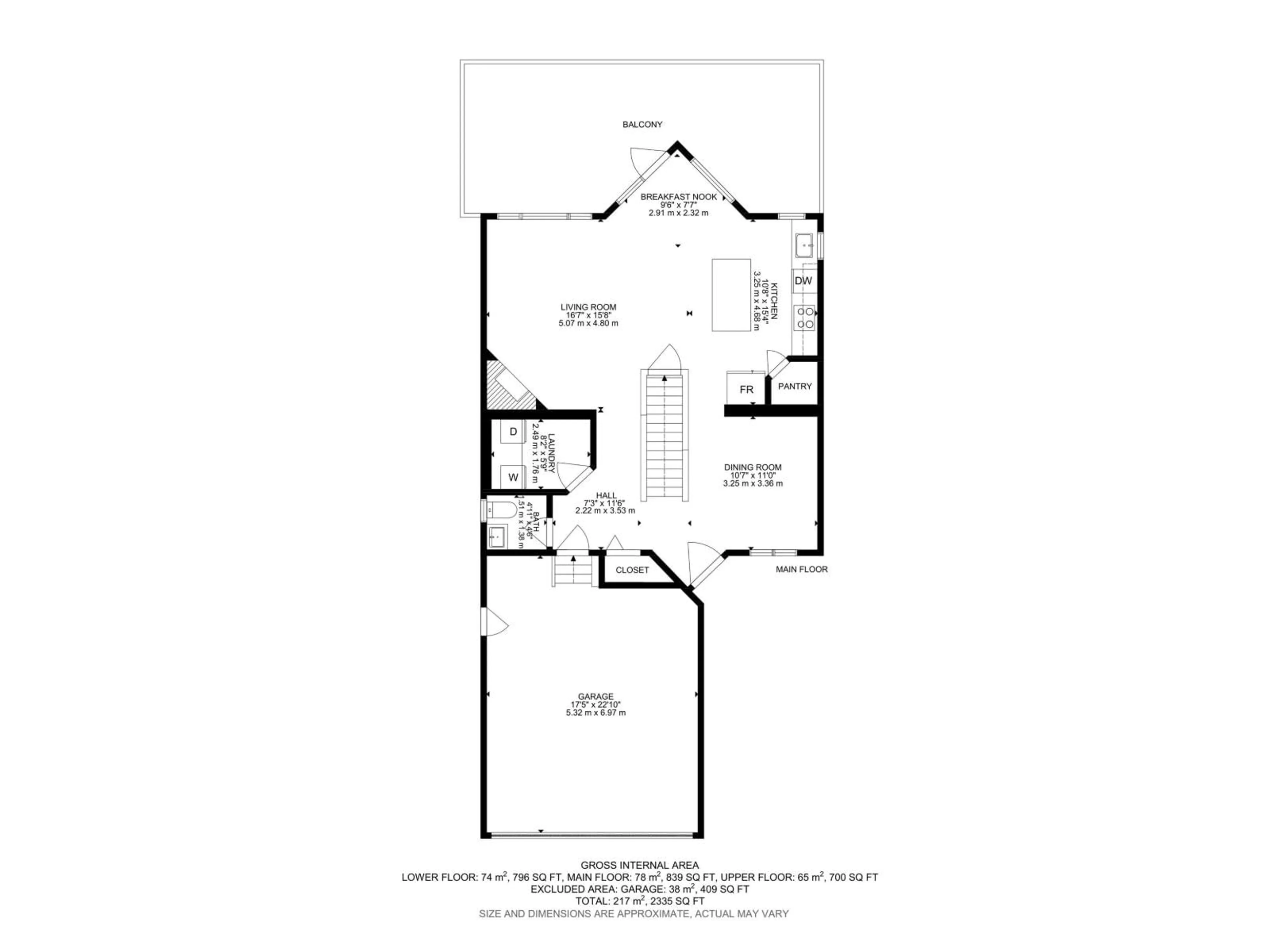 Floor plan for 21 BELFRY FAIRWAY CR, Stony Plain Alberta T7Z2M8