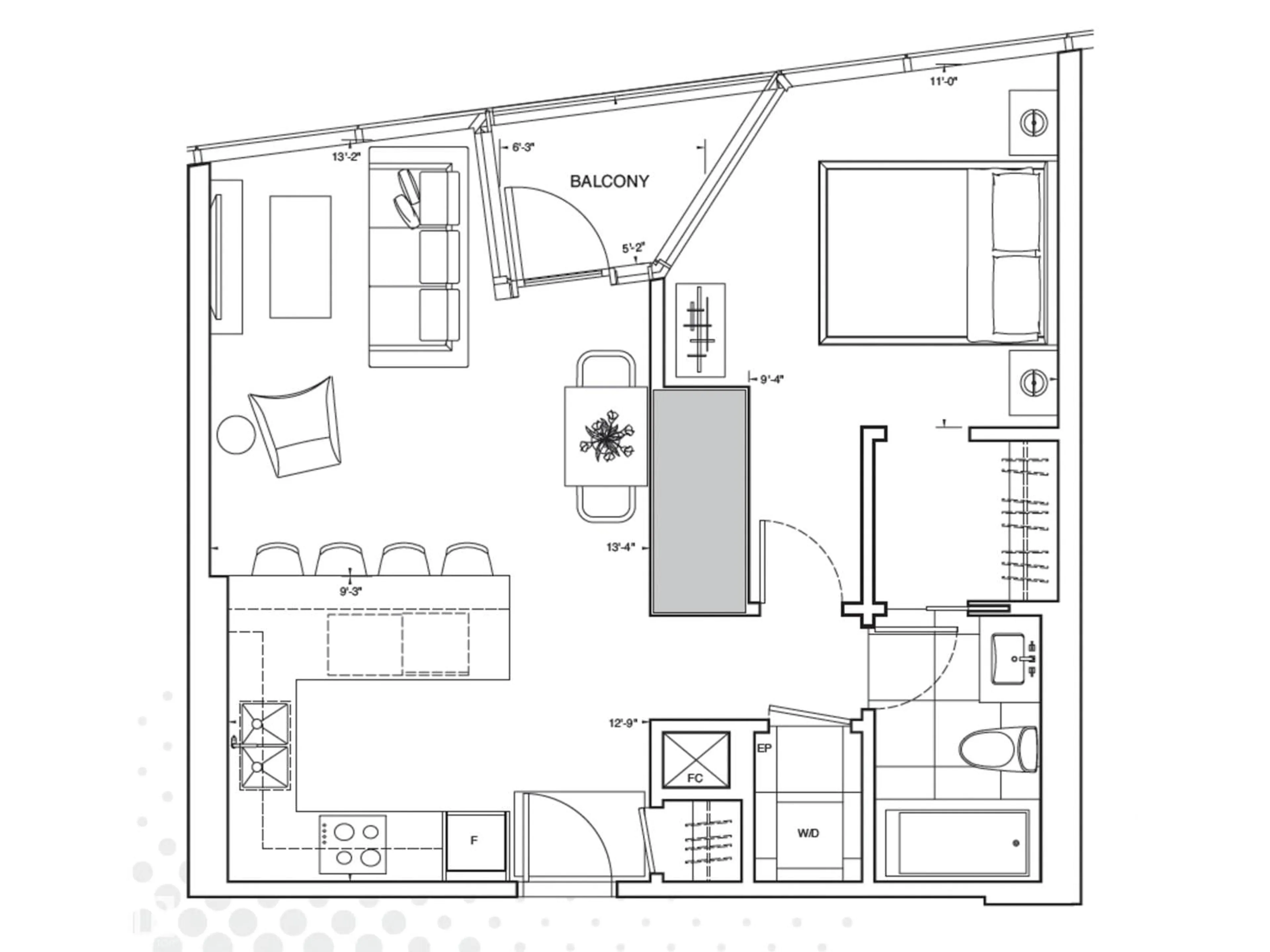 Floor plan for NW - 3412 102 ST, Edmonton Alberta T5J0K6
