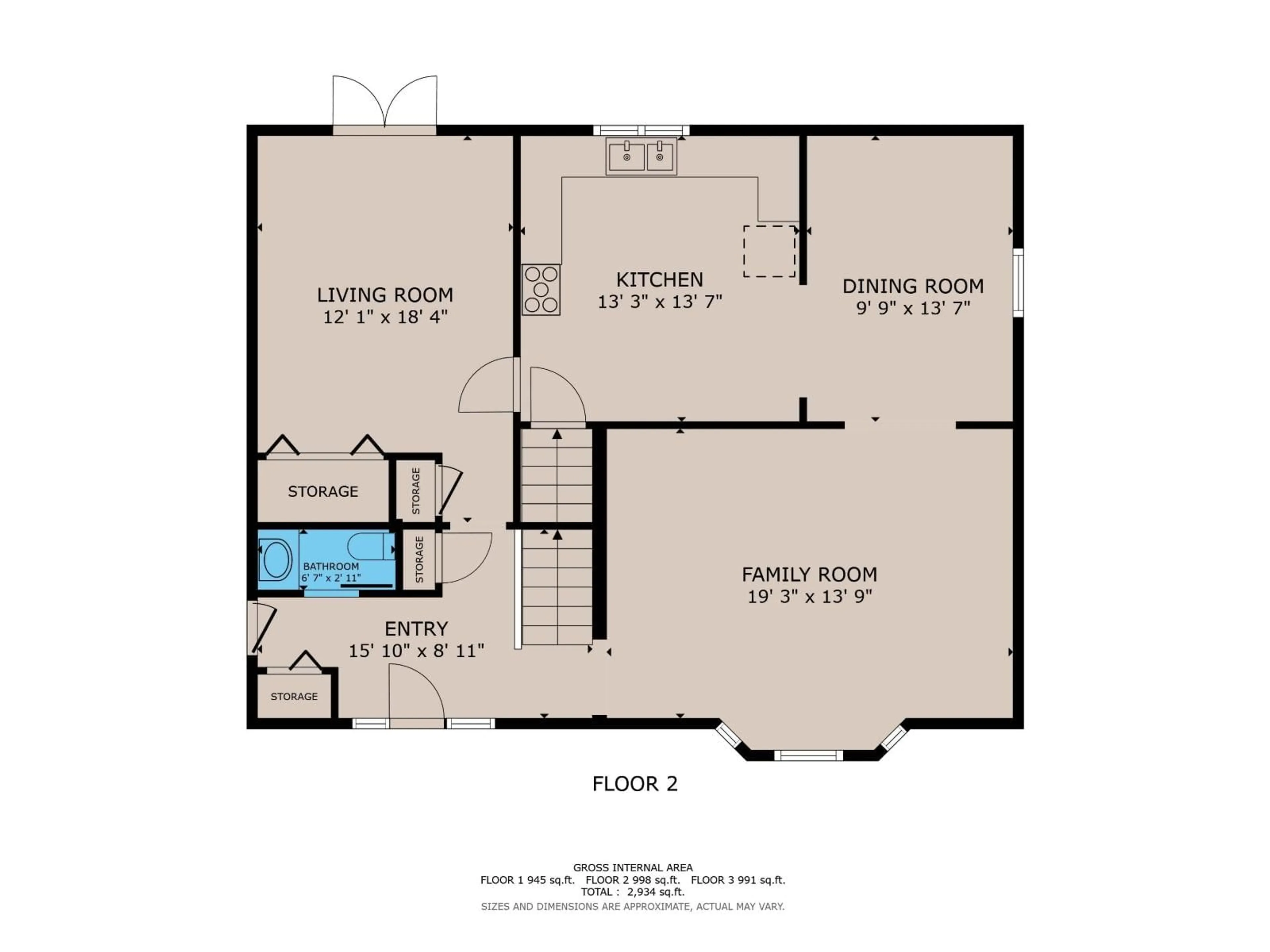 Floor plan for 5308 52 AV, Bruderheim Alberta T0B0S0
