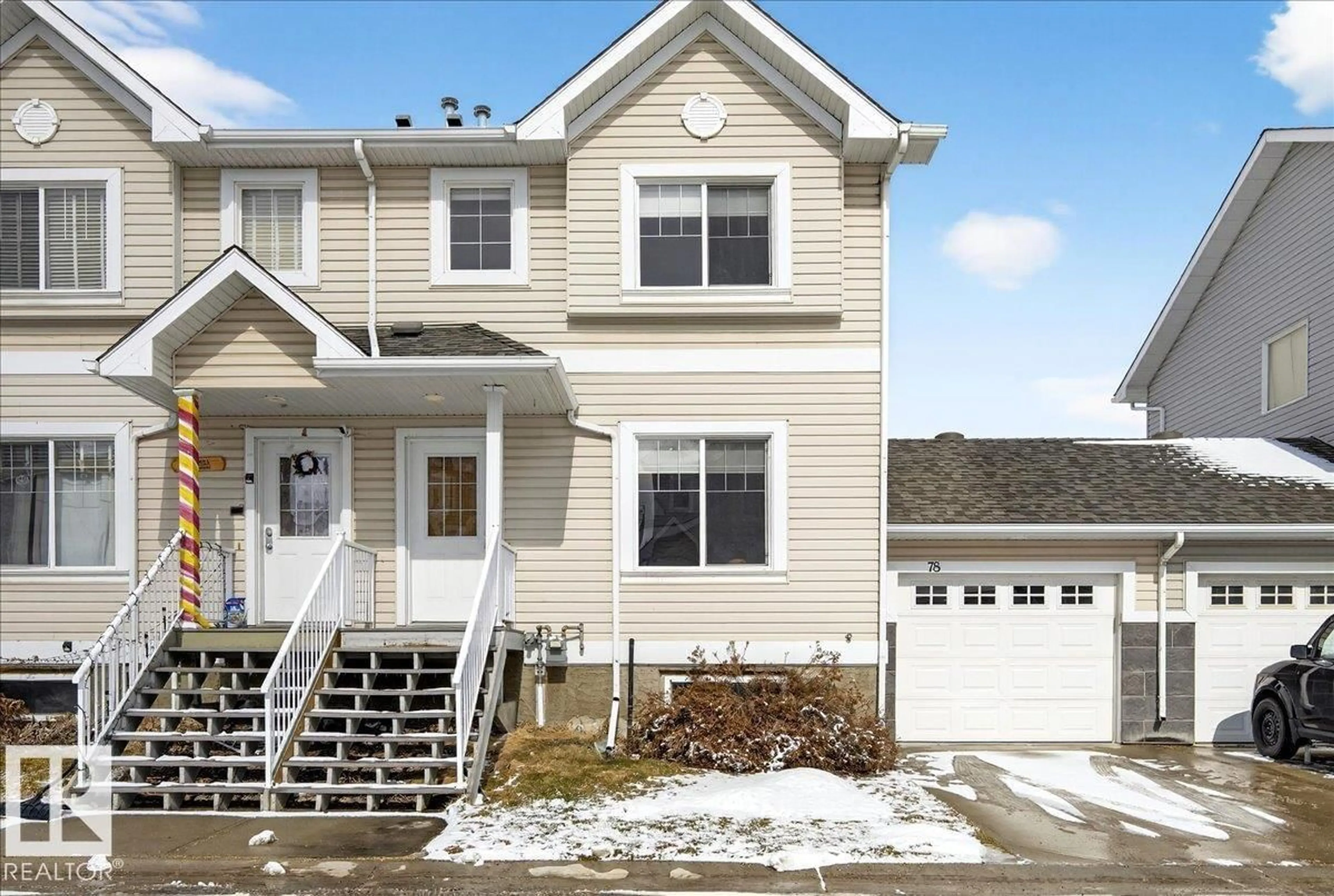 Home with vinyl exterior material, street for #78 - 2503 24 ST, Edmonton Alberta T6T0B5