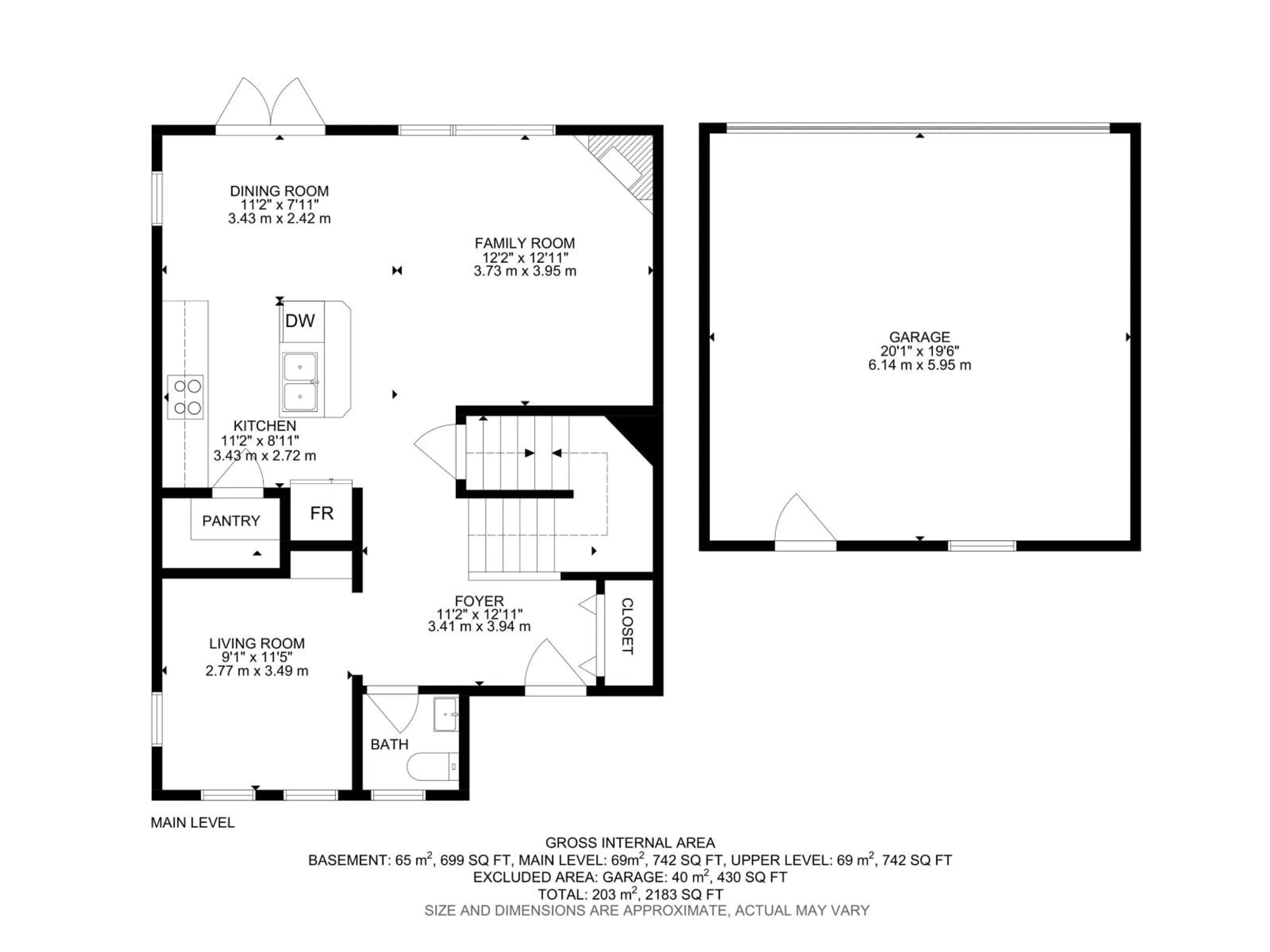 Floor plan for 469 CRANBERRY WY, Sherwood Park Alberta T8H2L7