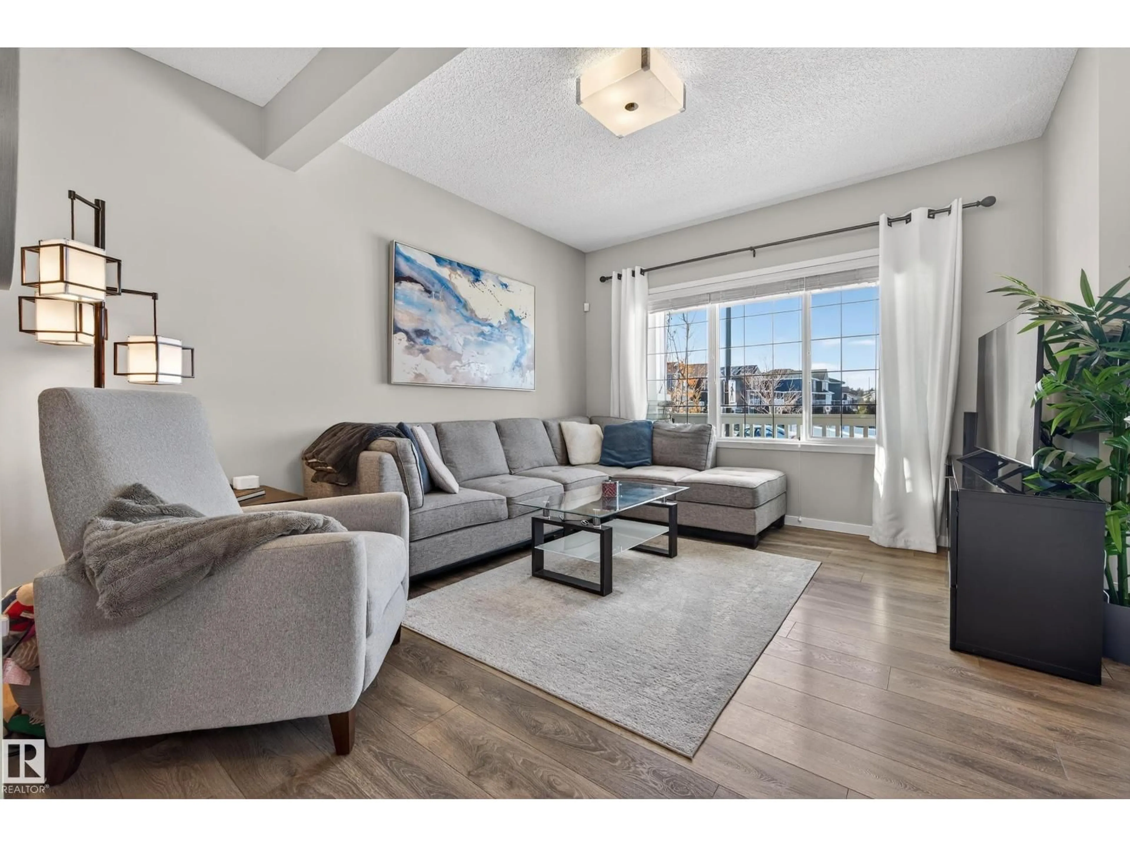 Living room with furniture, unknown for 239 EBBERS BV, Edmonton Alberta T5Y0Z9