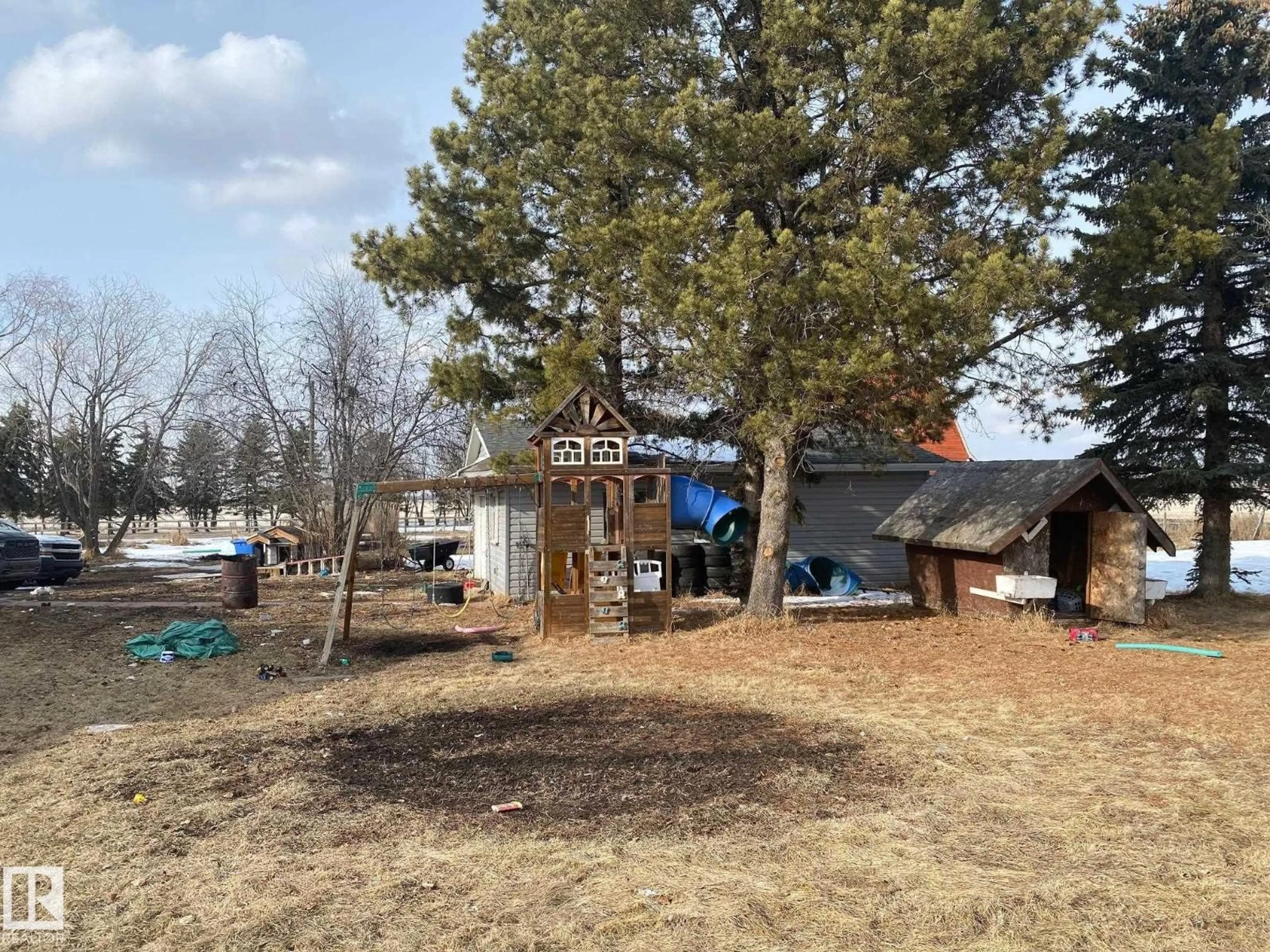 A pic from outside/outdoor area/front of a property/back of a property/a pic from drone, mountain view for 242028 TWP ROAD 452, Rural Wetaskiwin County Alberta T9A1X1
