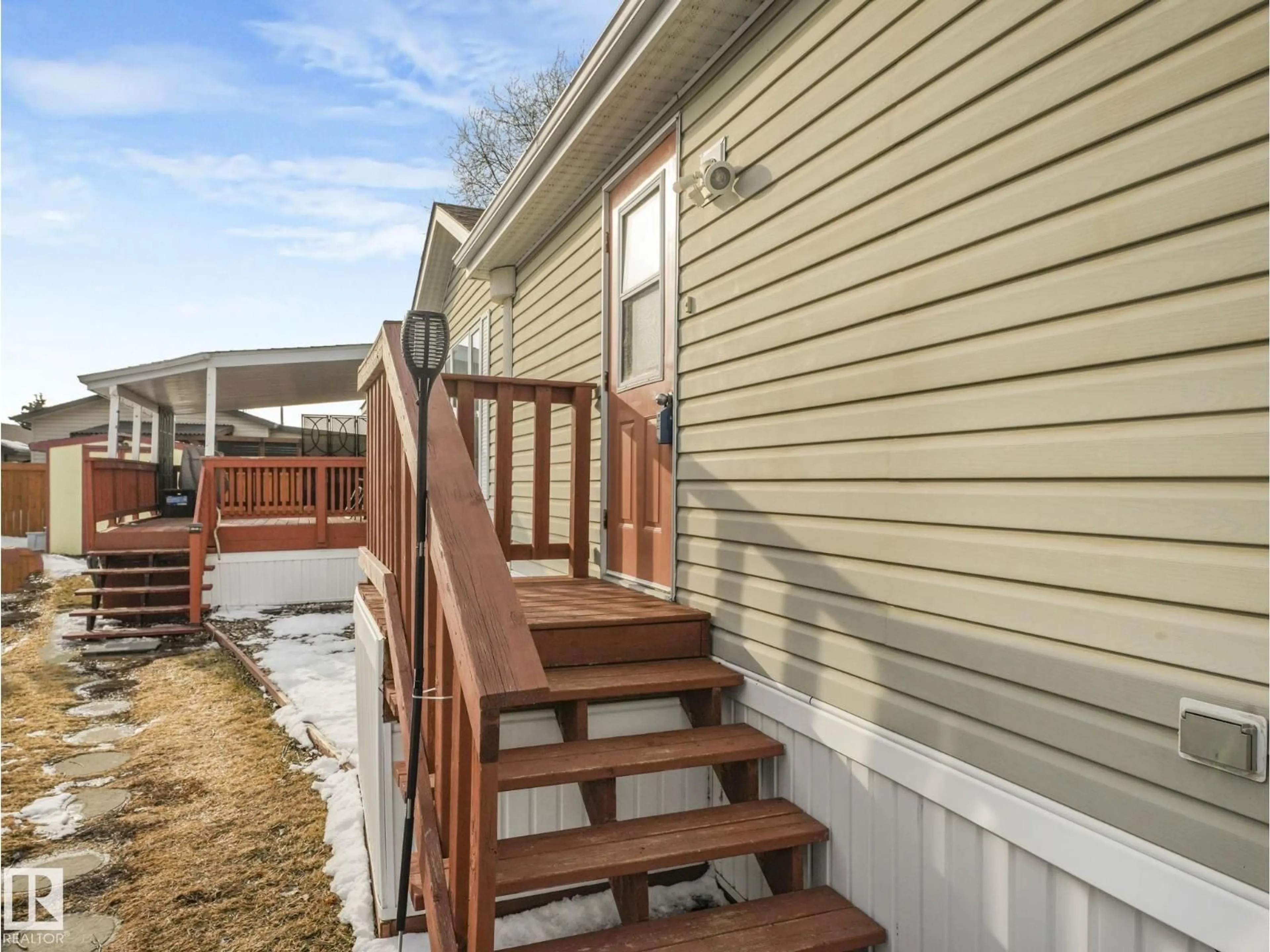 Home with vinyl exterior material, street for NW - 2857 LAKESIDE CL, Edmonton Alberta T5S1T7