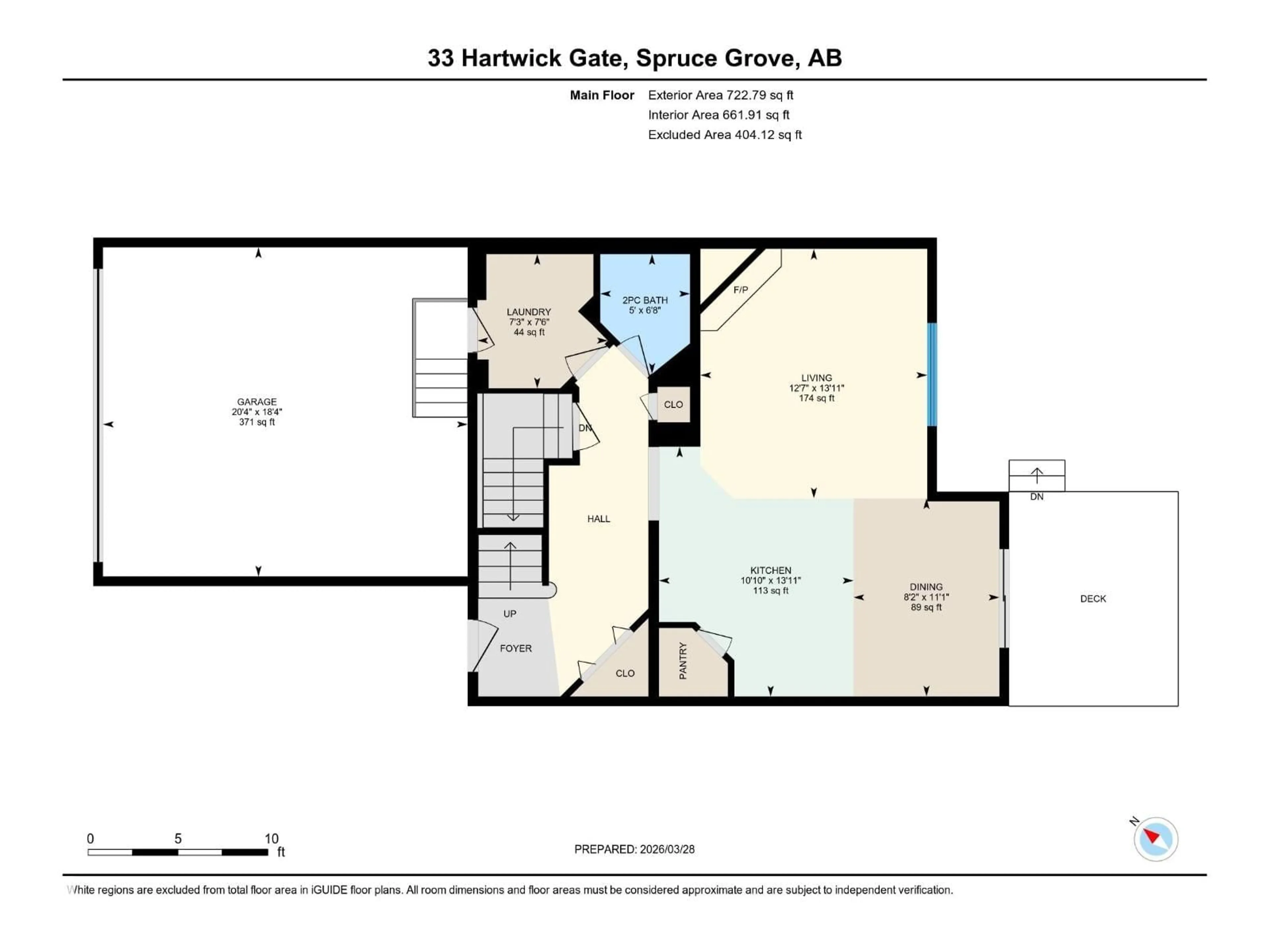 Floor plan for 33 HARTWICK GA, Spruce Grove Alberta T7X0A5