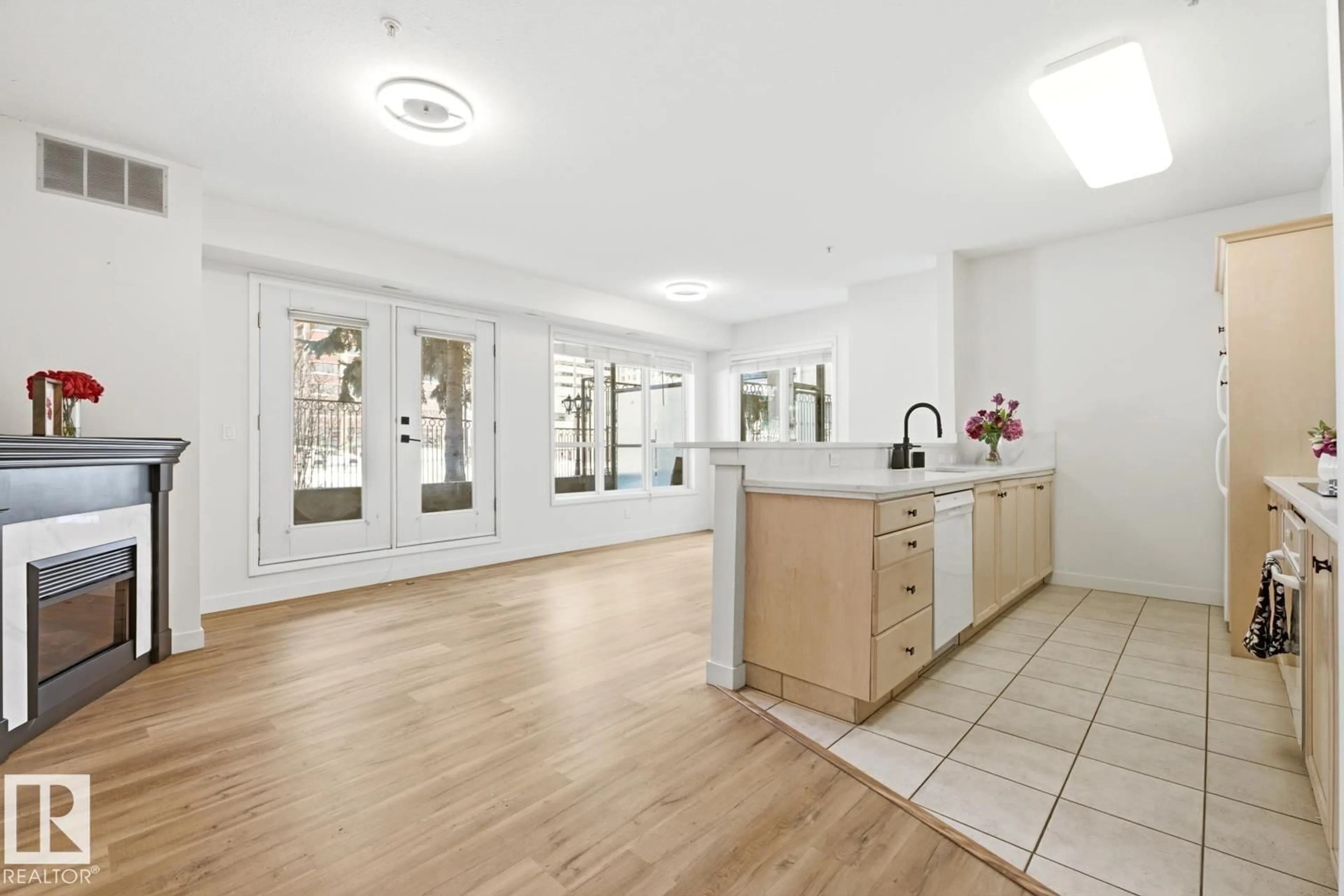 Open concept kitchen, unknown for 10023 - 124 110 ST, Edmonton Alberta T5K1J5