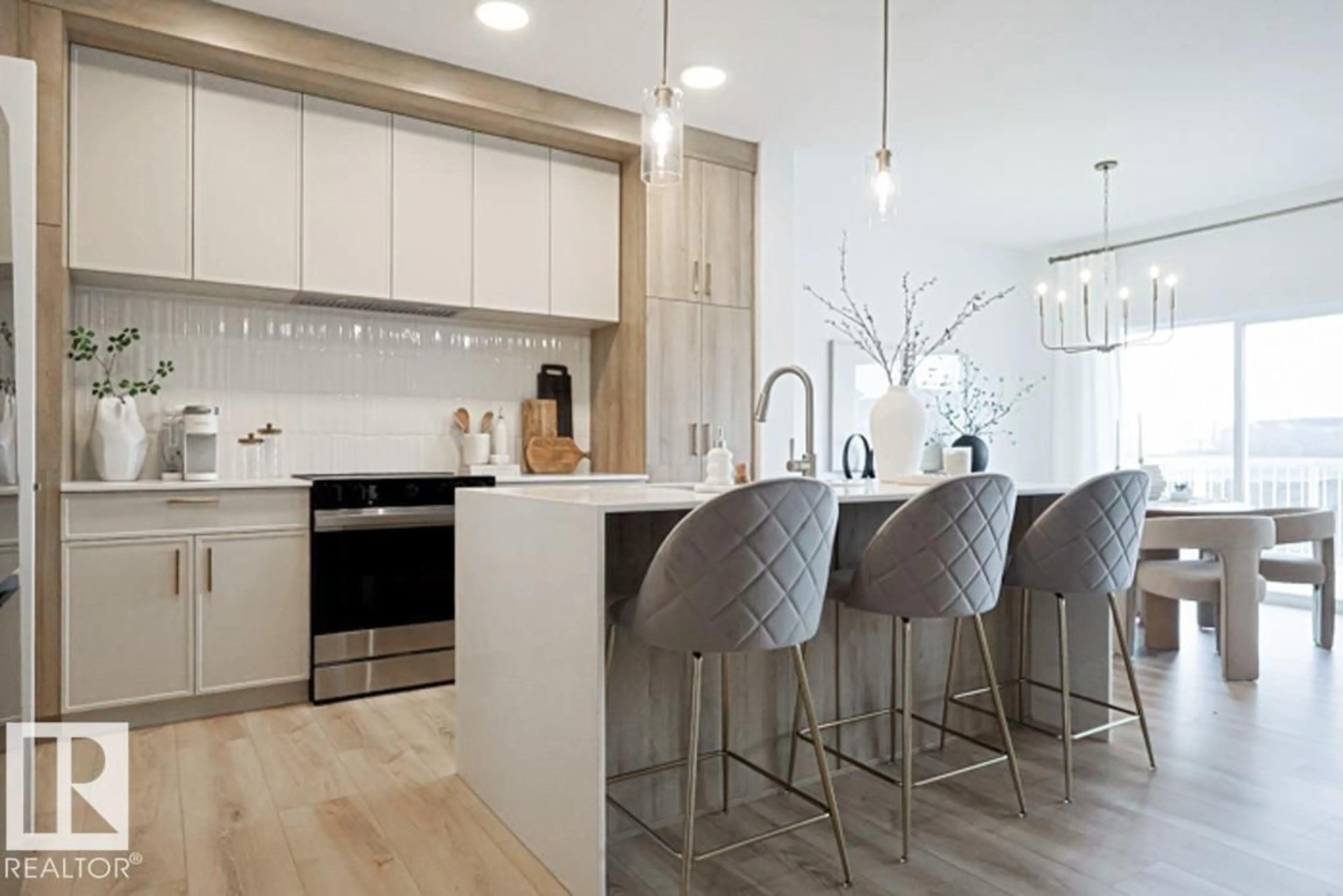 Contemporary kitchen, unknown for SW - 5047 CAWSEY LI, Edmonton Alberta T6W5G5