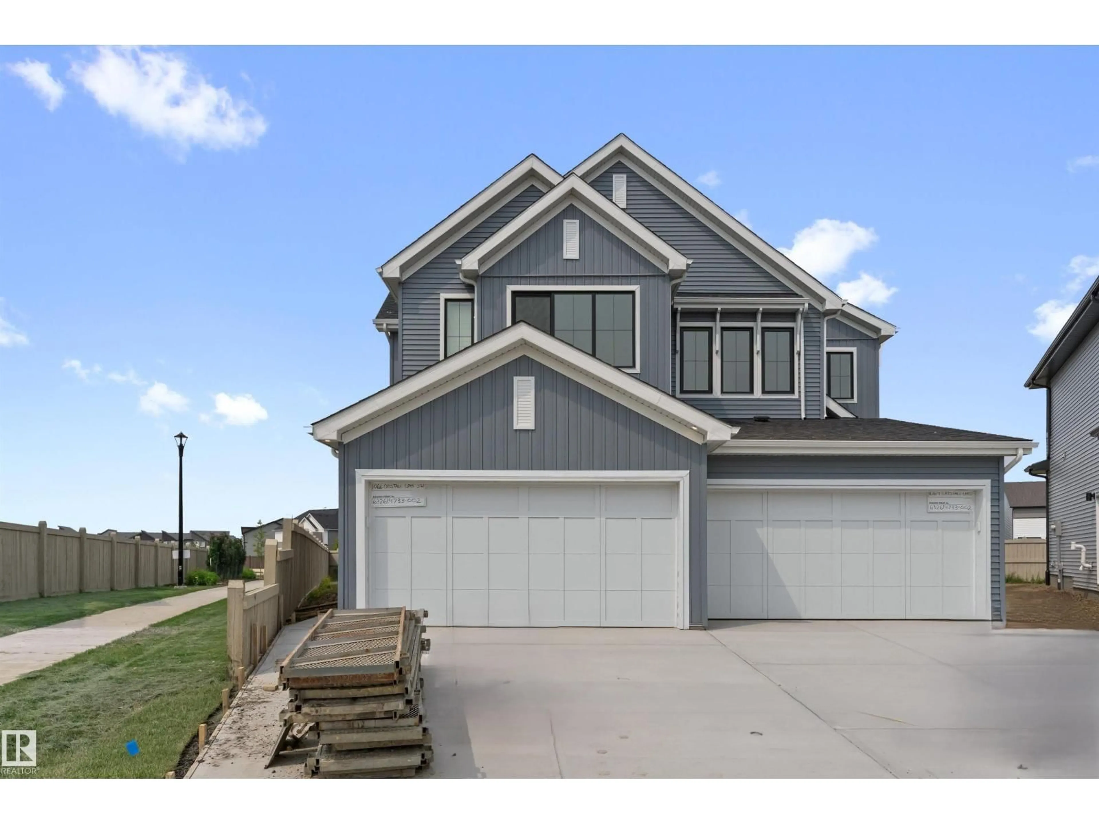Home with vinyl exterior material, street for SW - 1066 CRISTALL CR, Edmonton Alberta T6W5S6