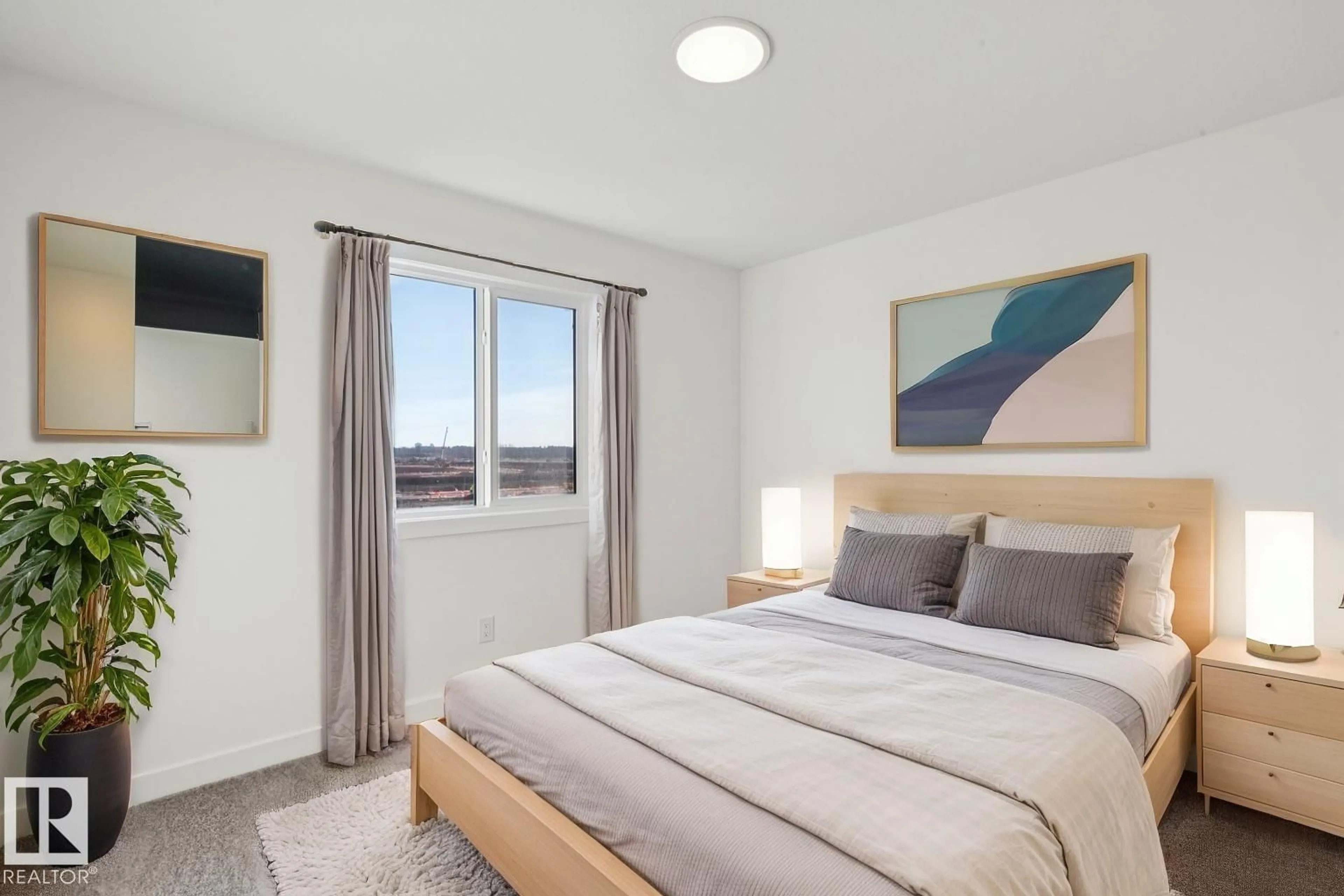 Bedroom with bed, unknown for 20719 40 AV, Edmonton Alberta T6M3G1