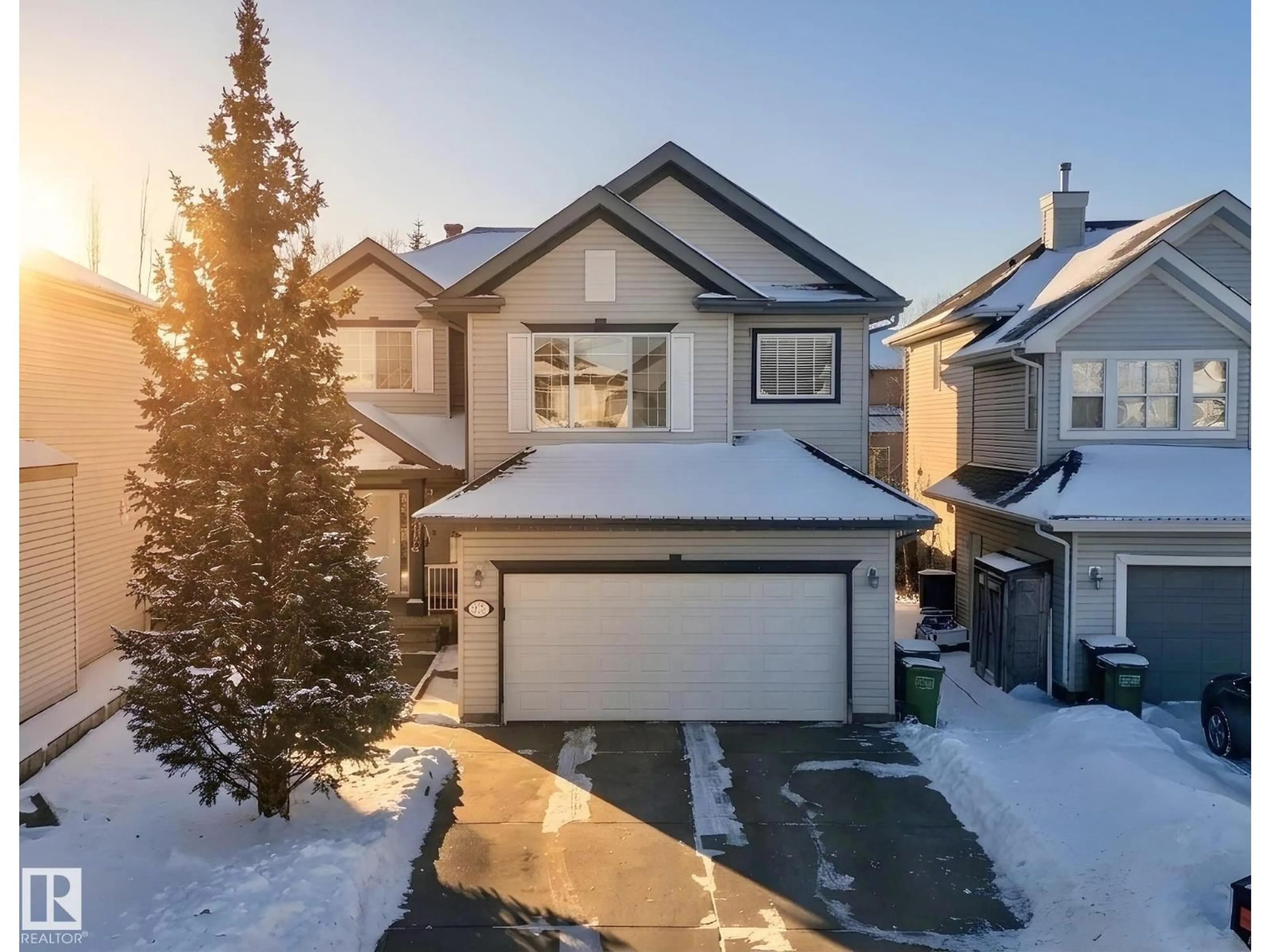 A pic from outside/outdoor area/front of a property/back of a property/a pic from drone, street for 1007 GOODWIN CT, Edmonton Alberta T5T6T4