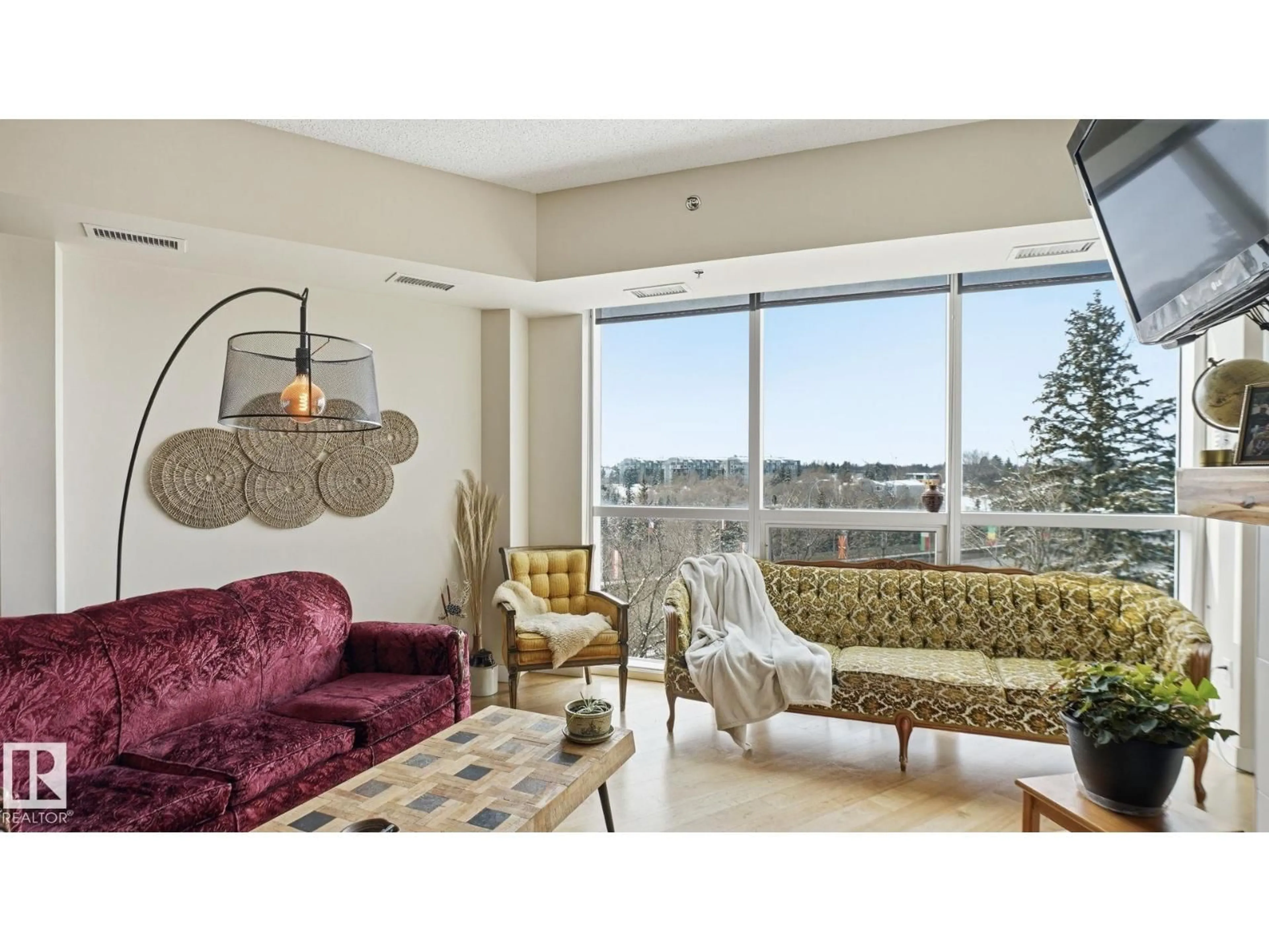 Living room with furniture, unknown for #301 - 9316 82 AV, Edmonton Alberta T6C0Z6