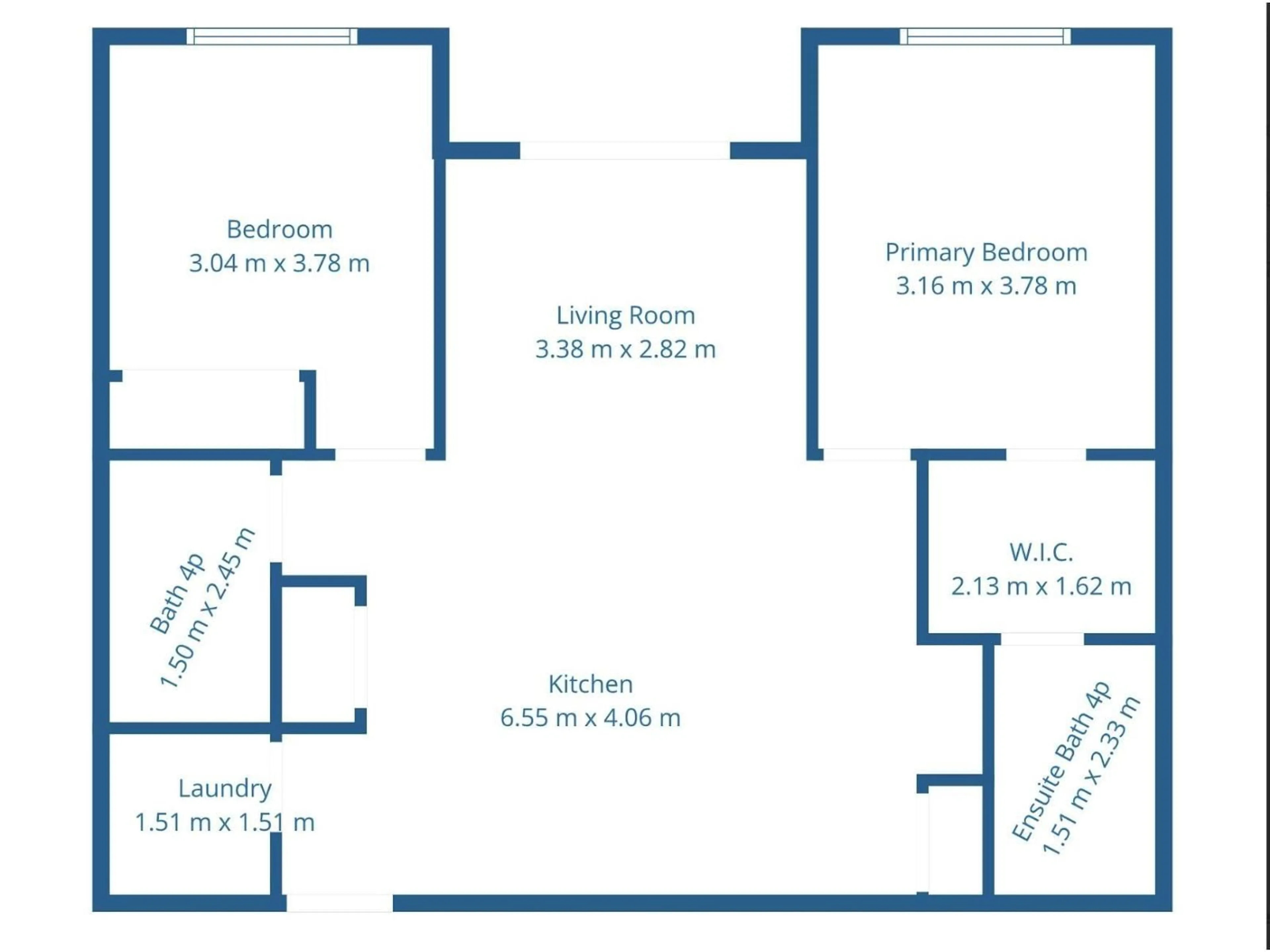 Floor plan for #103 - 3353 16A AV, Edmonton Alberta T6T0V4