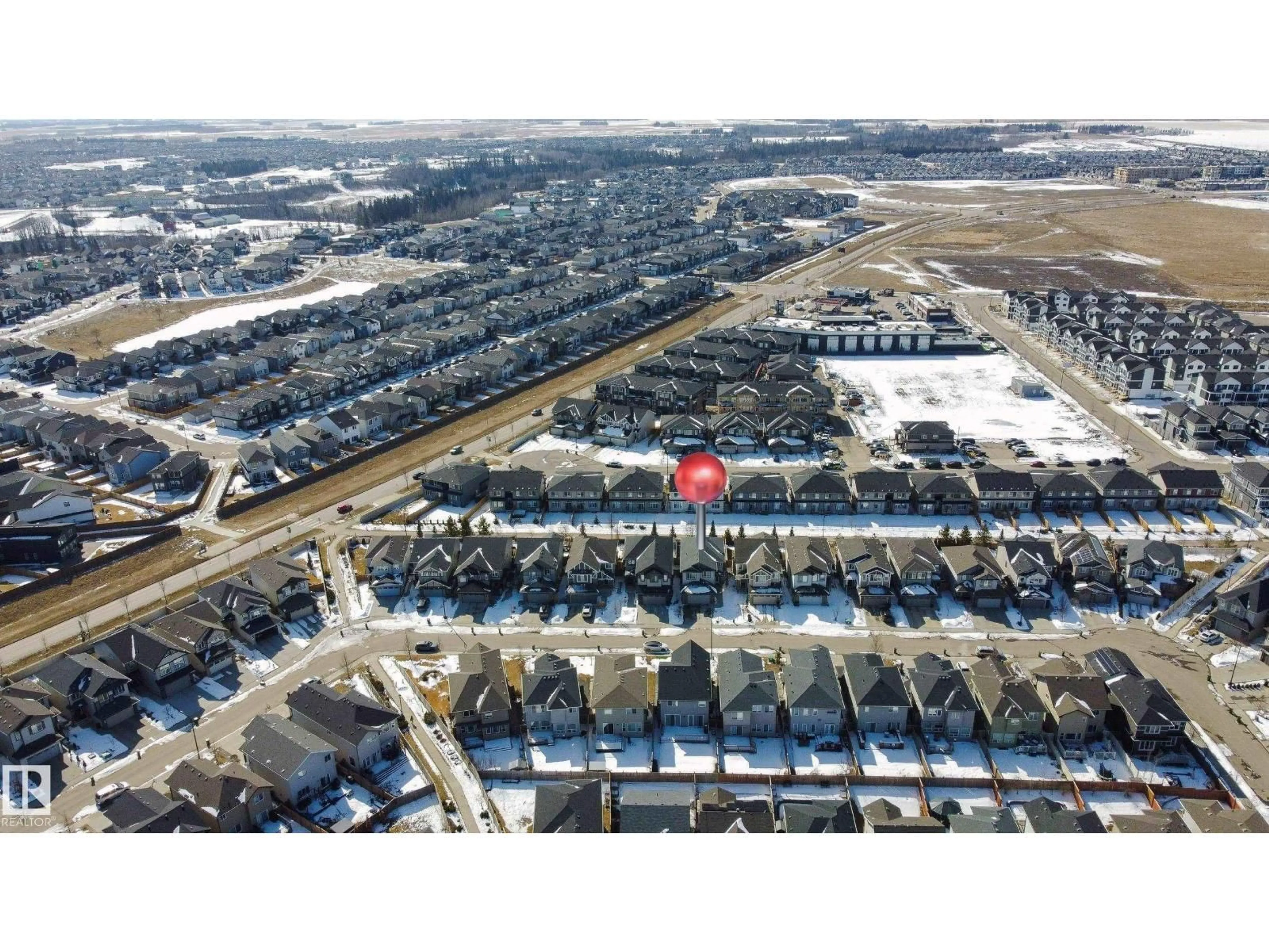 A pic from outside/outdoor area/front of a property/back of a property/a pic from drone, unknown for 15907 18 AV, Edmonton Alberta T6W3E8