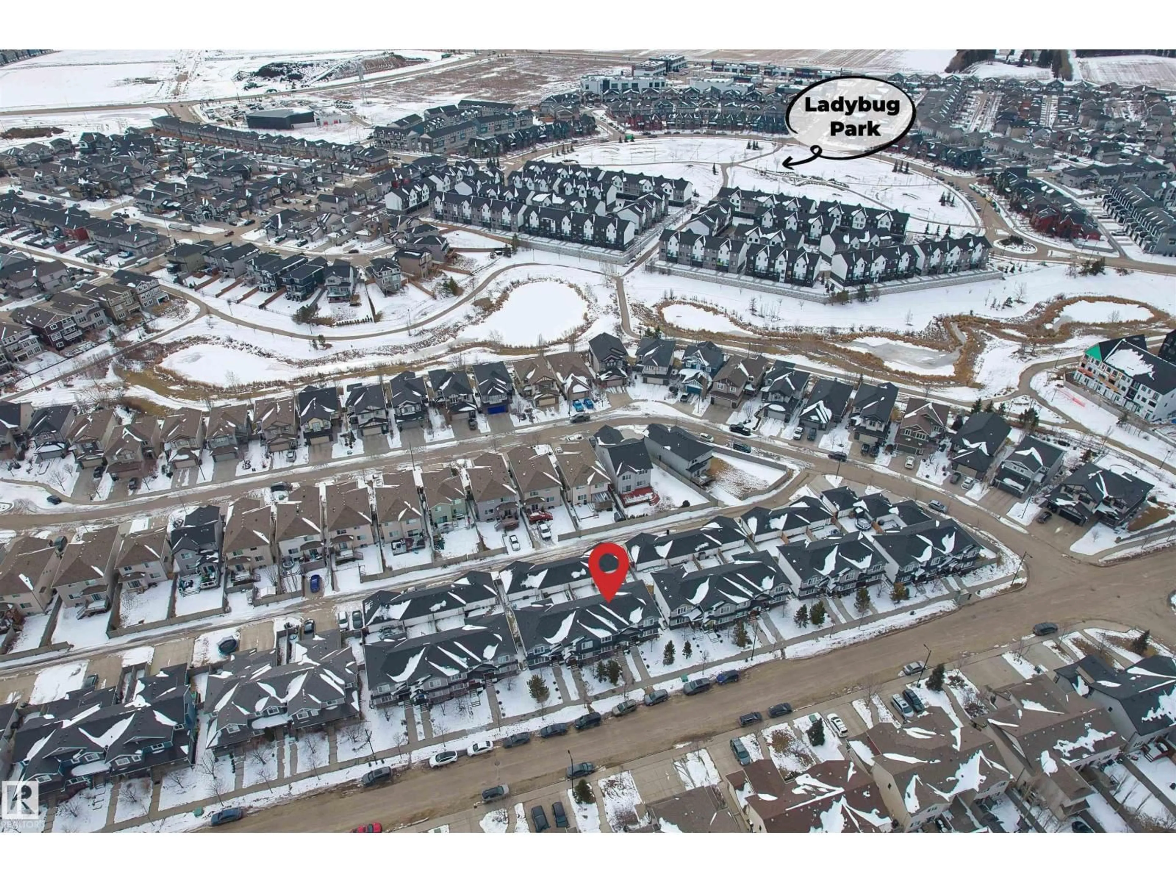A pic from outside/outdoor area/front of a property/back of a property/a pic from drone, unknown for 545 CHAPPELLE DR, Edmonton Alberta T6W0Z7