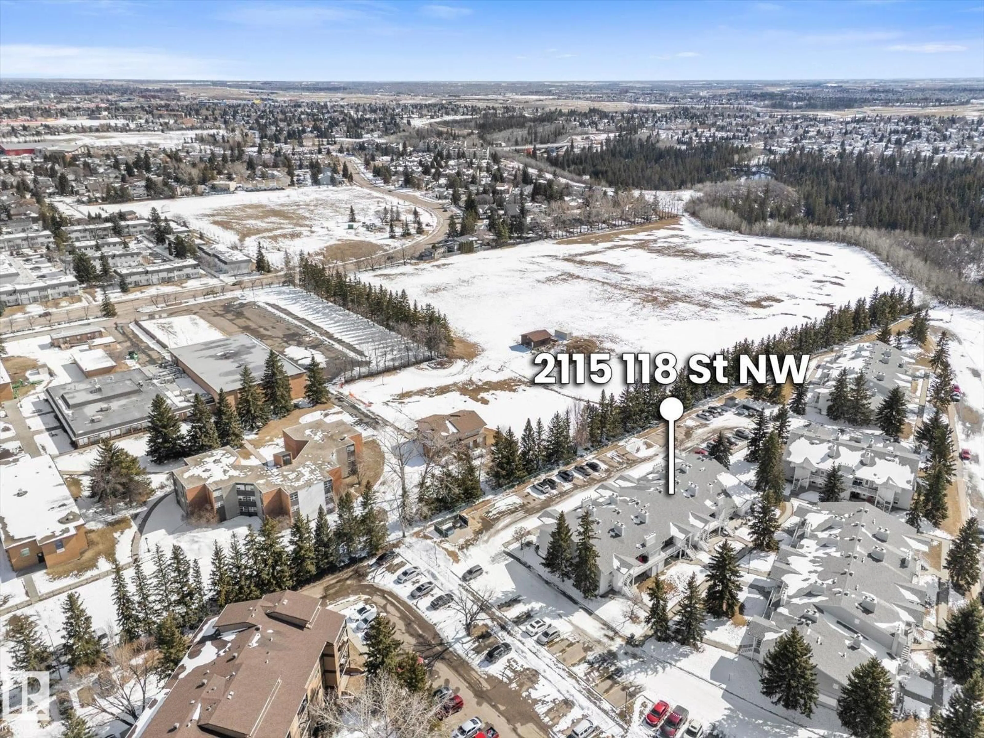 A pic from outside/outdoor area/front of a property/back of a property/a pic from drone, street for 26 - 2115 118 ST, Edmonton Alberta T6J5N1