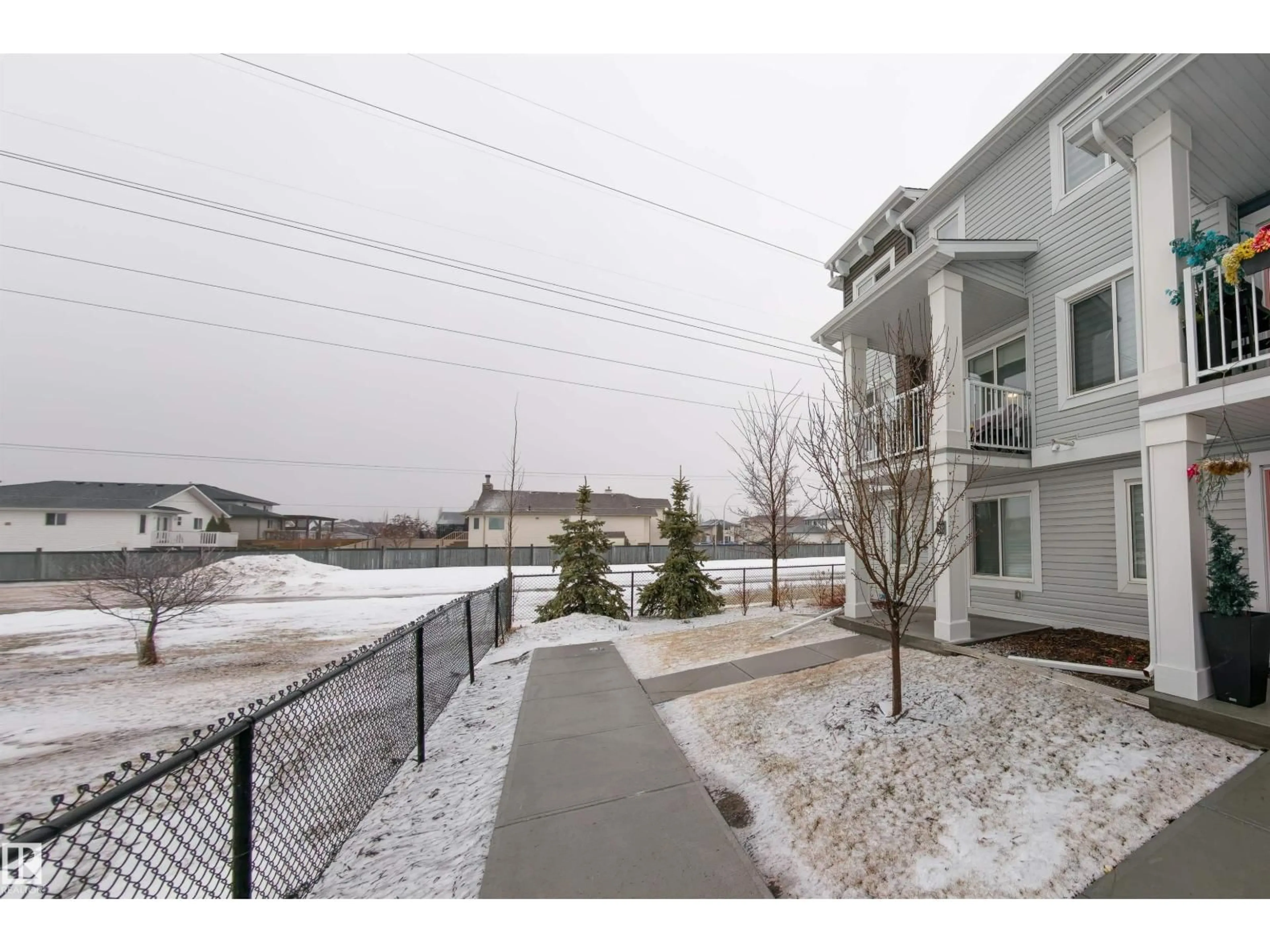 Patio, water/lake/river/ocean view for 58 16335 84 ST NW, Edmonton Alberta T5Z0S1