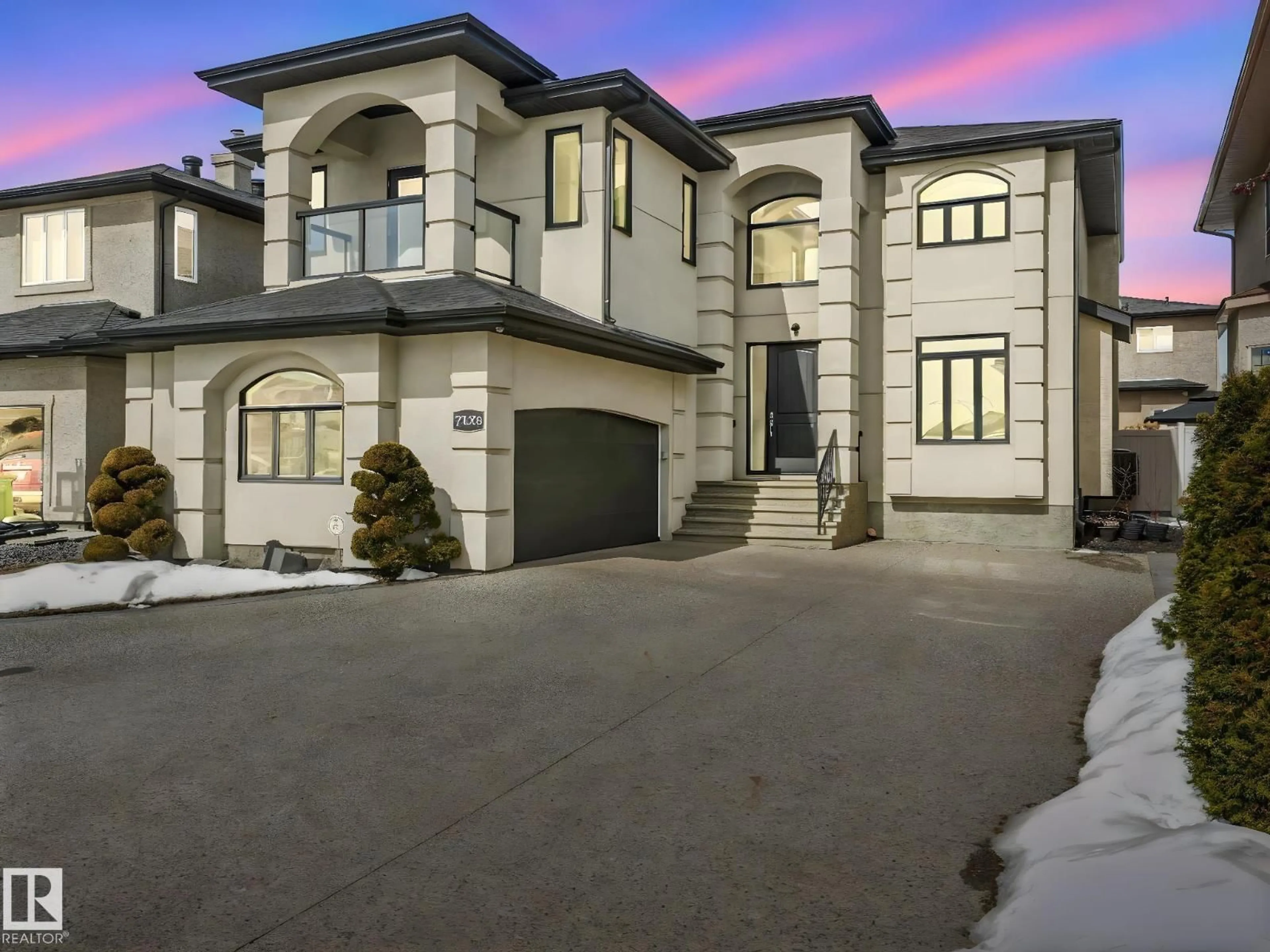 Home with brick exterior material, street for 7128 169 AV, Edmonton Alberta T5Z0B5