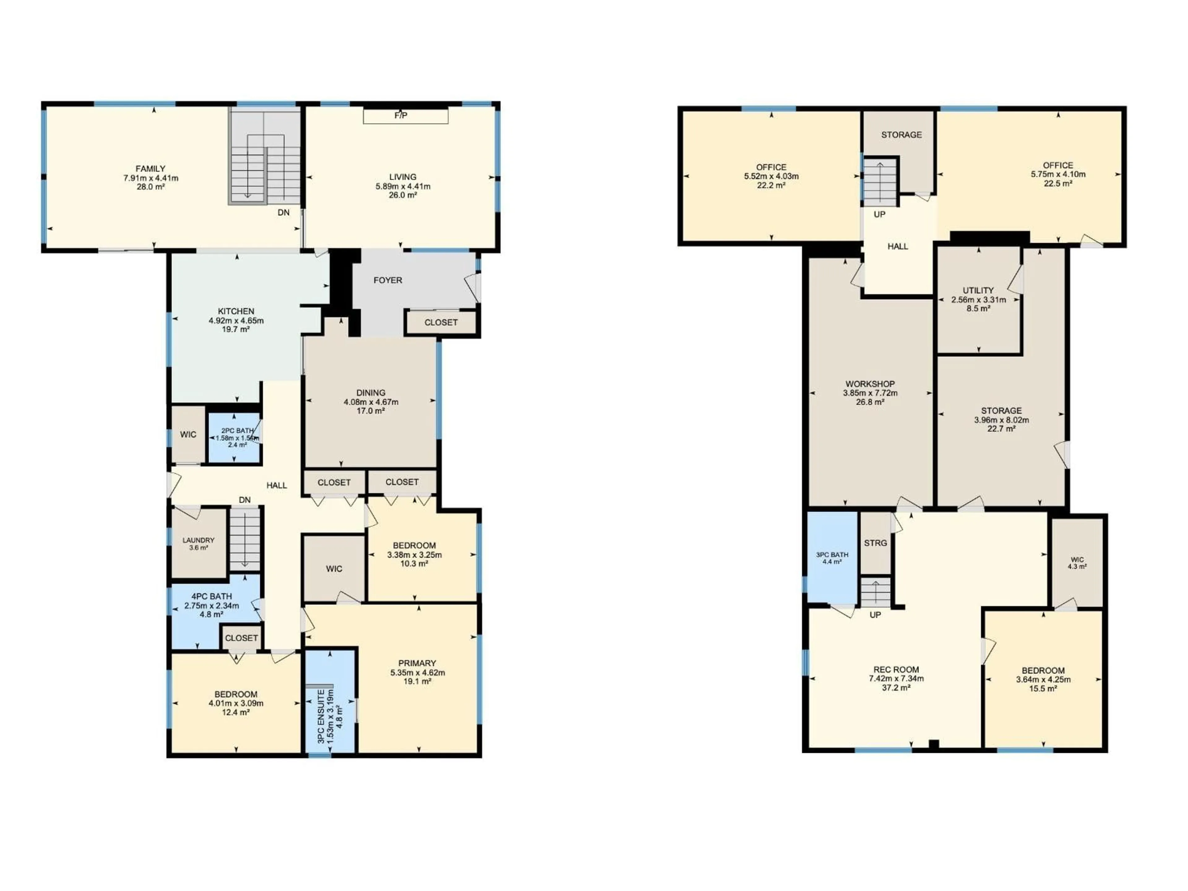 Floor plan for 9715 141 ST, Edmonton Alberta T5N2M5