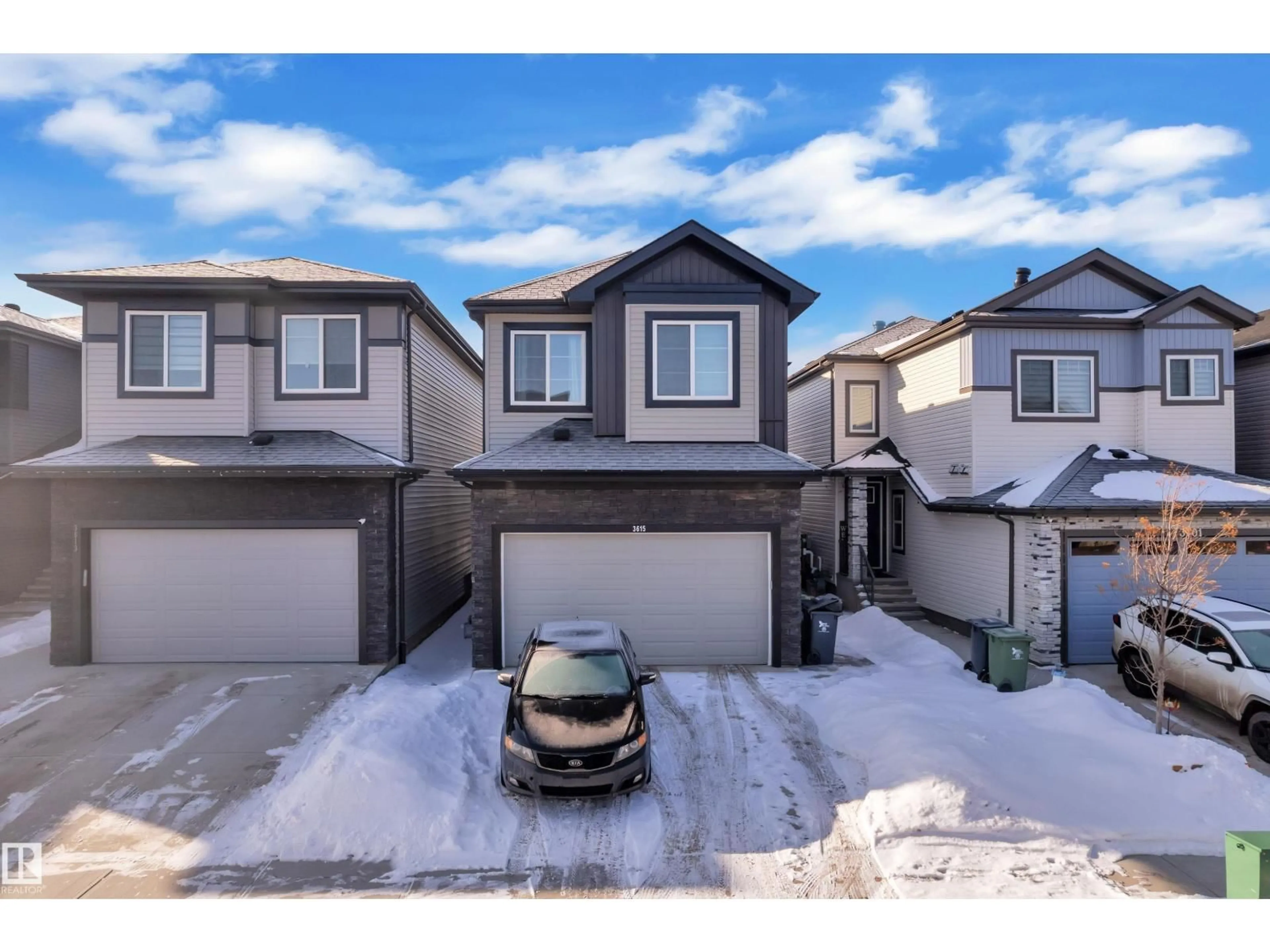 A pic from outside/outdoor area/front of a property/back of a property/a pic from drone, street for 3615 42 AV, Beaumont Alberta T4X3B3