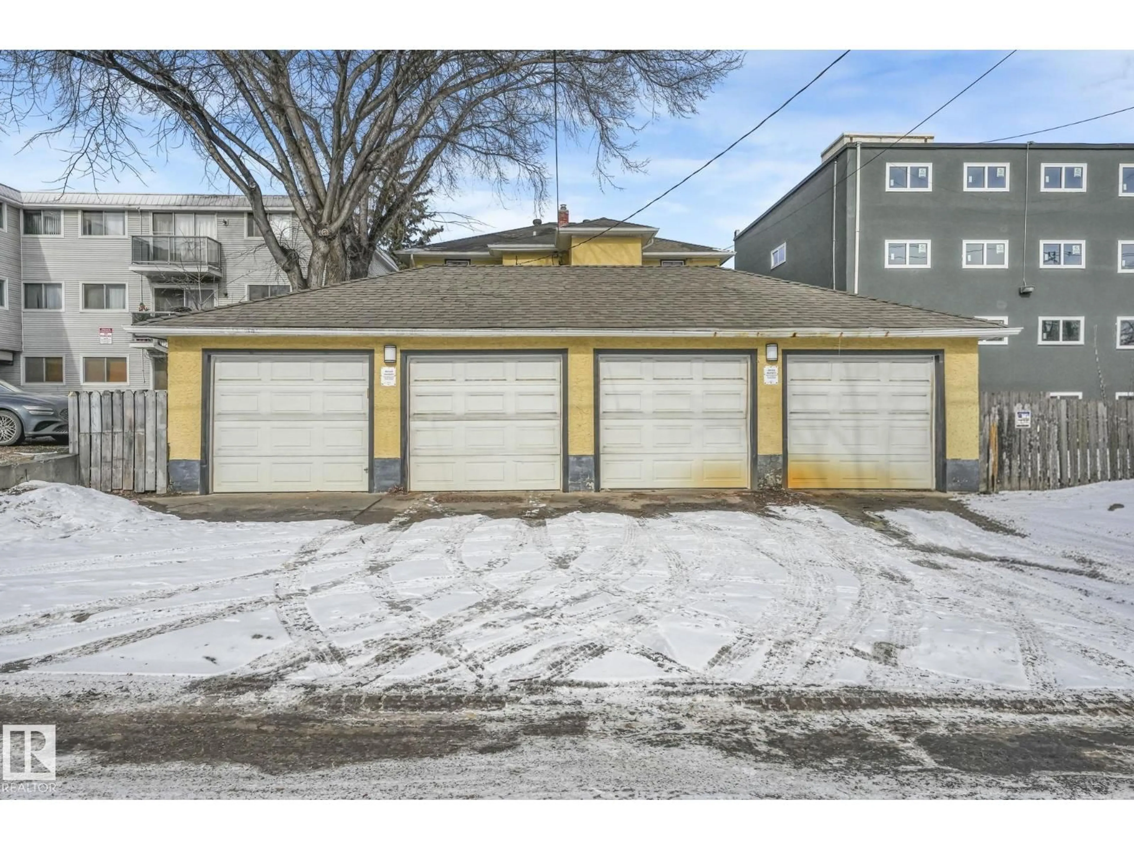 Indoor garage for #4 - 9835 82 AV, Edmonton Alberta T6E1Y7