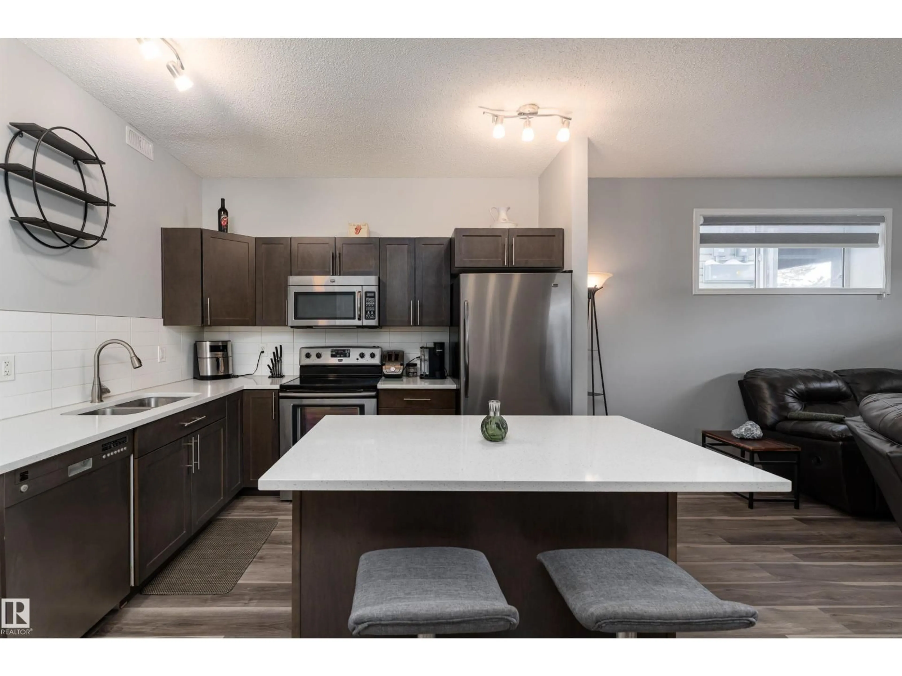 Open concept kitchen, unknown for #23 - 6520 2 AV SW, Edmonton Alberta T6X0B5
