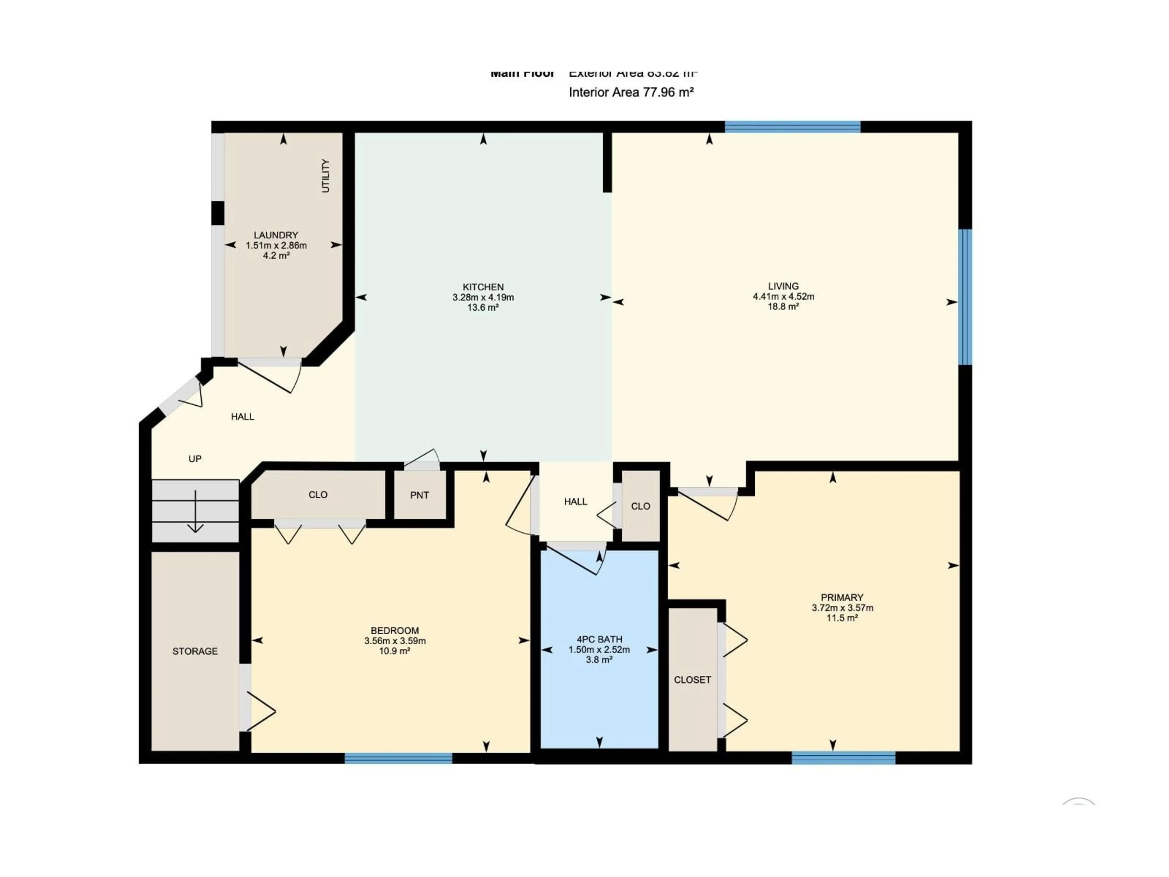 Floor plan for #23 - 6520 2 AV SW, Edmonton Alberta T6X0B5