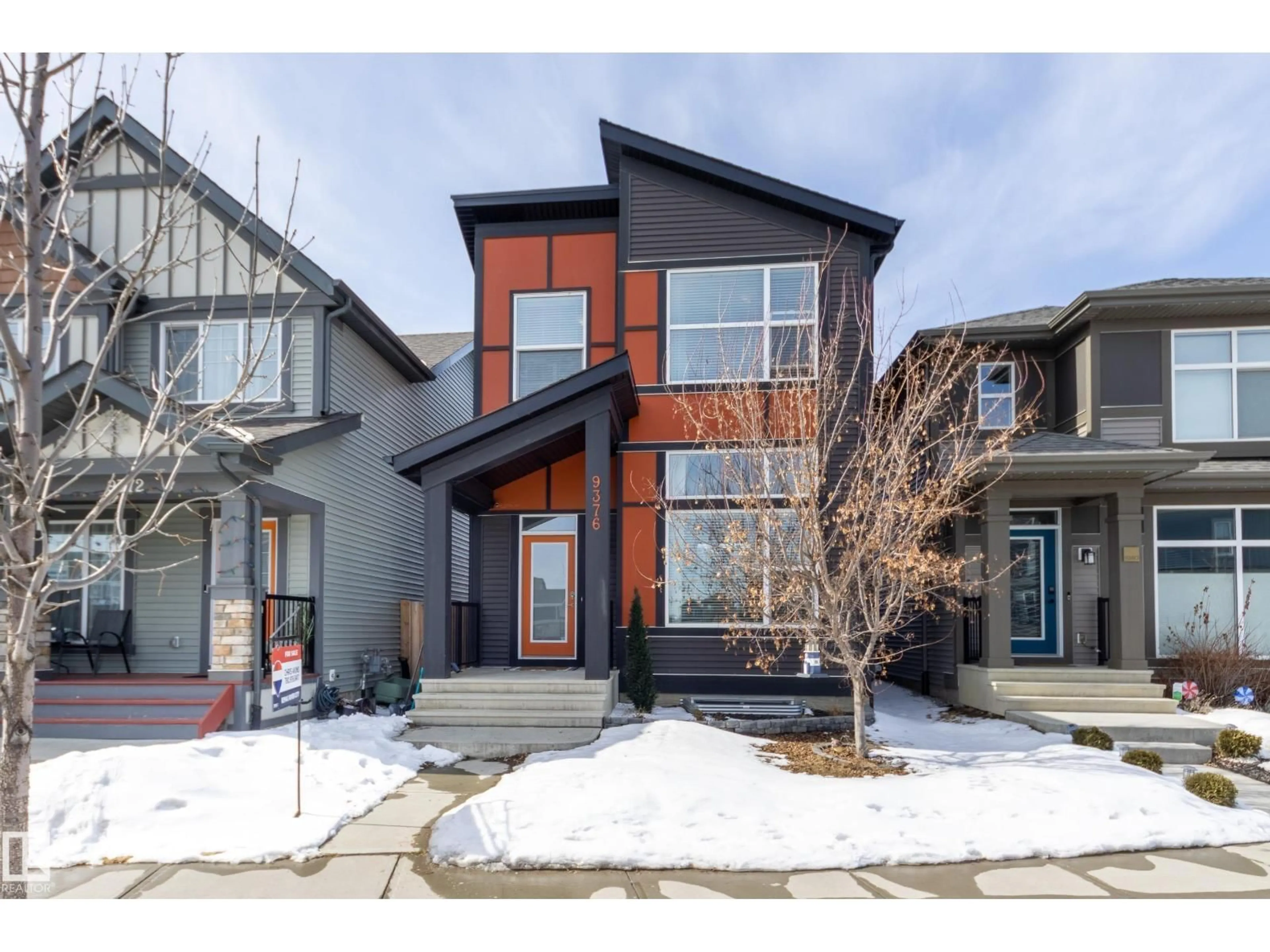 Home with brick exterior material, street for 9376 224 ST, Edmonton Alberta T5T7K3