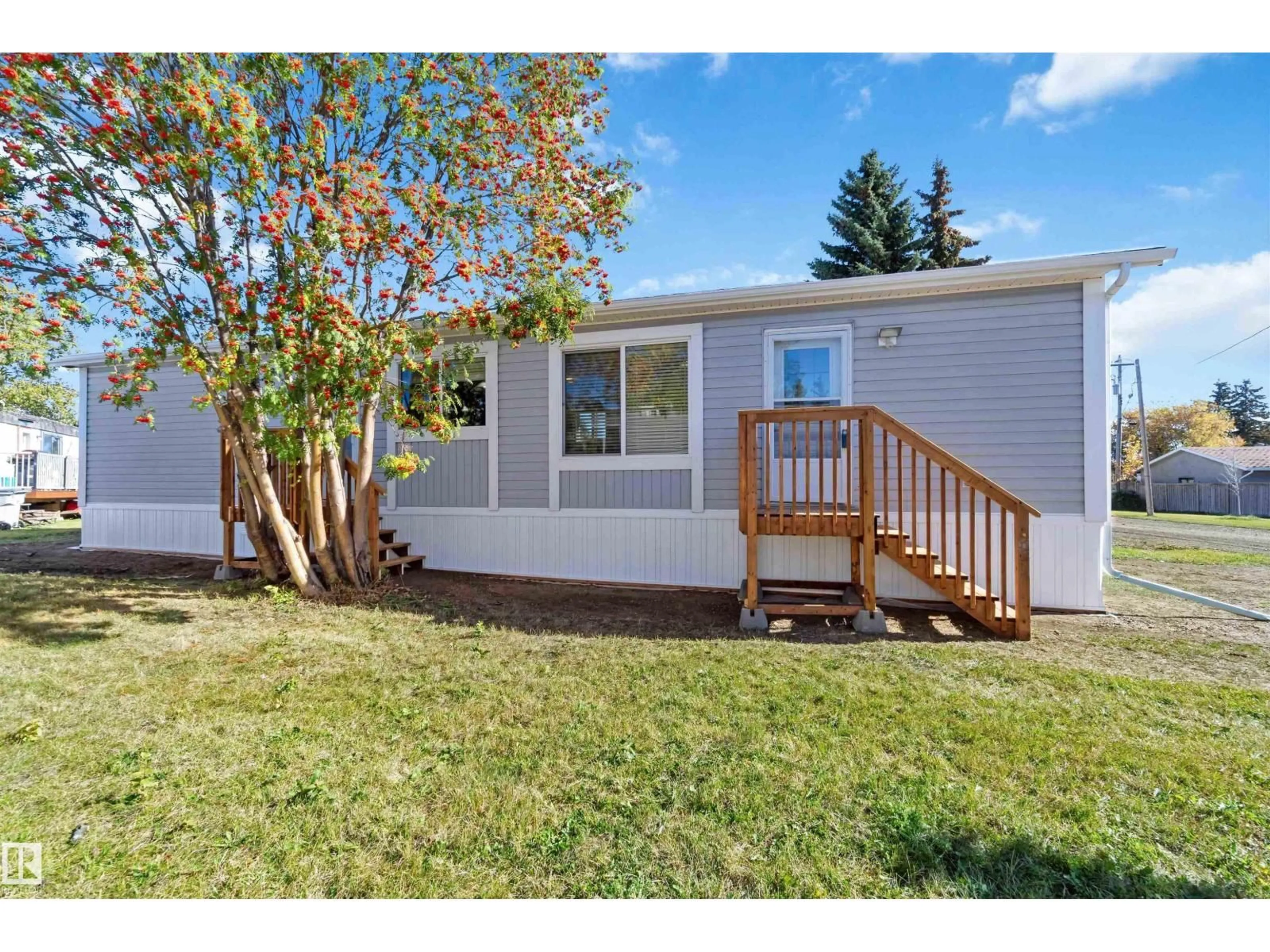 Home with vinyl exterior material, street for 4839 47 ST, Gibbons Alberta T0A1N0