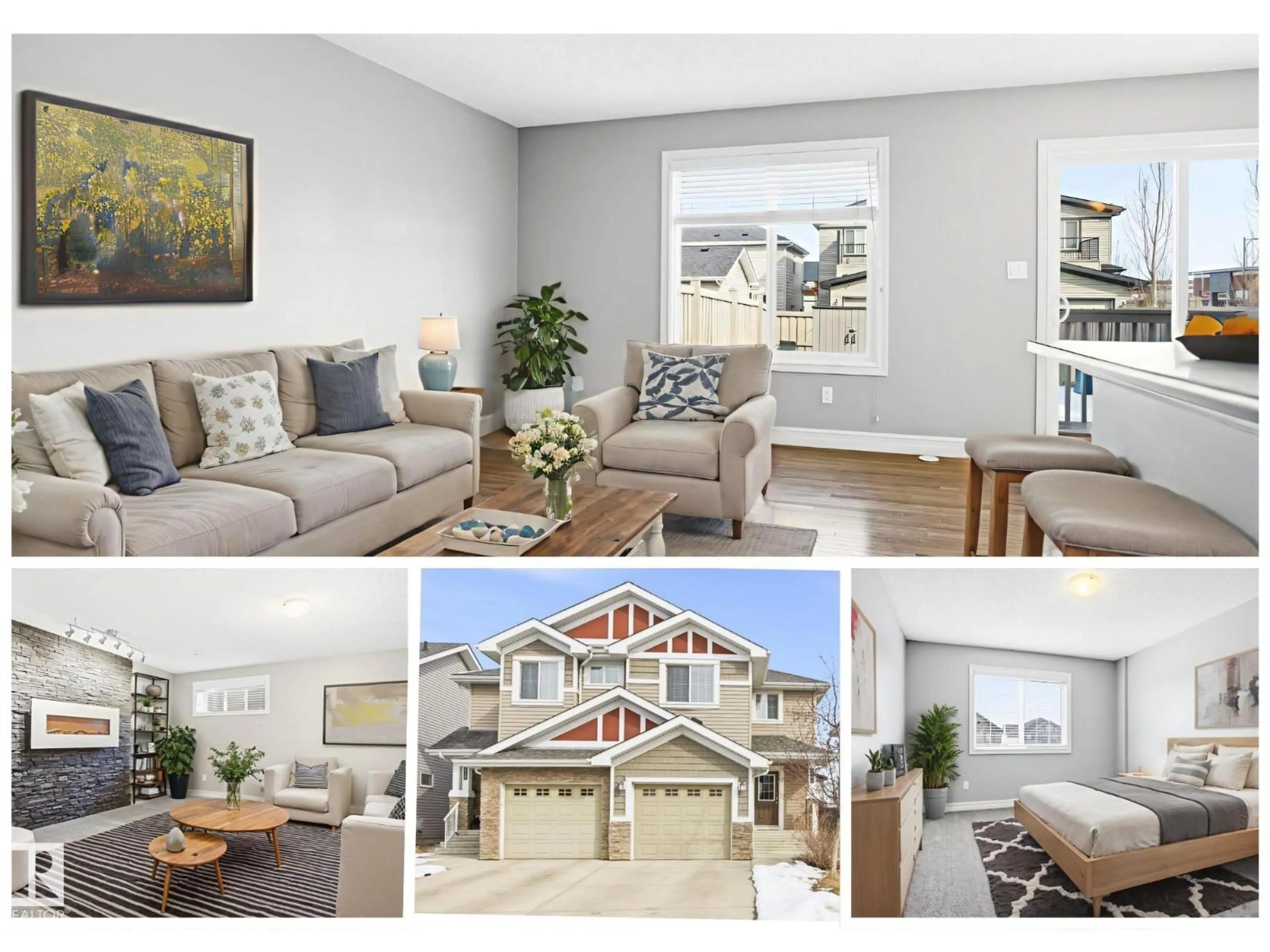 Living room with furniture, unknown for 6861 CARDINAL LI, Edmonton Alberta T6W1Z1