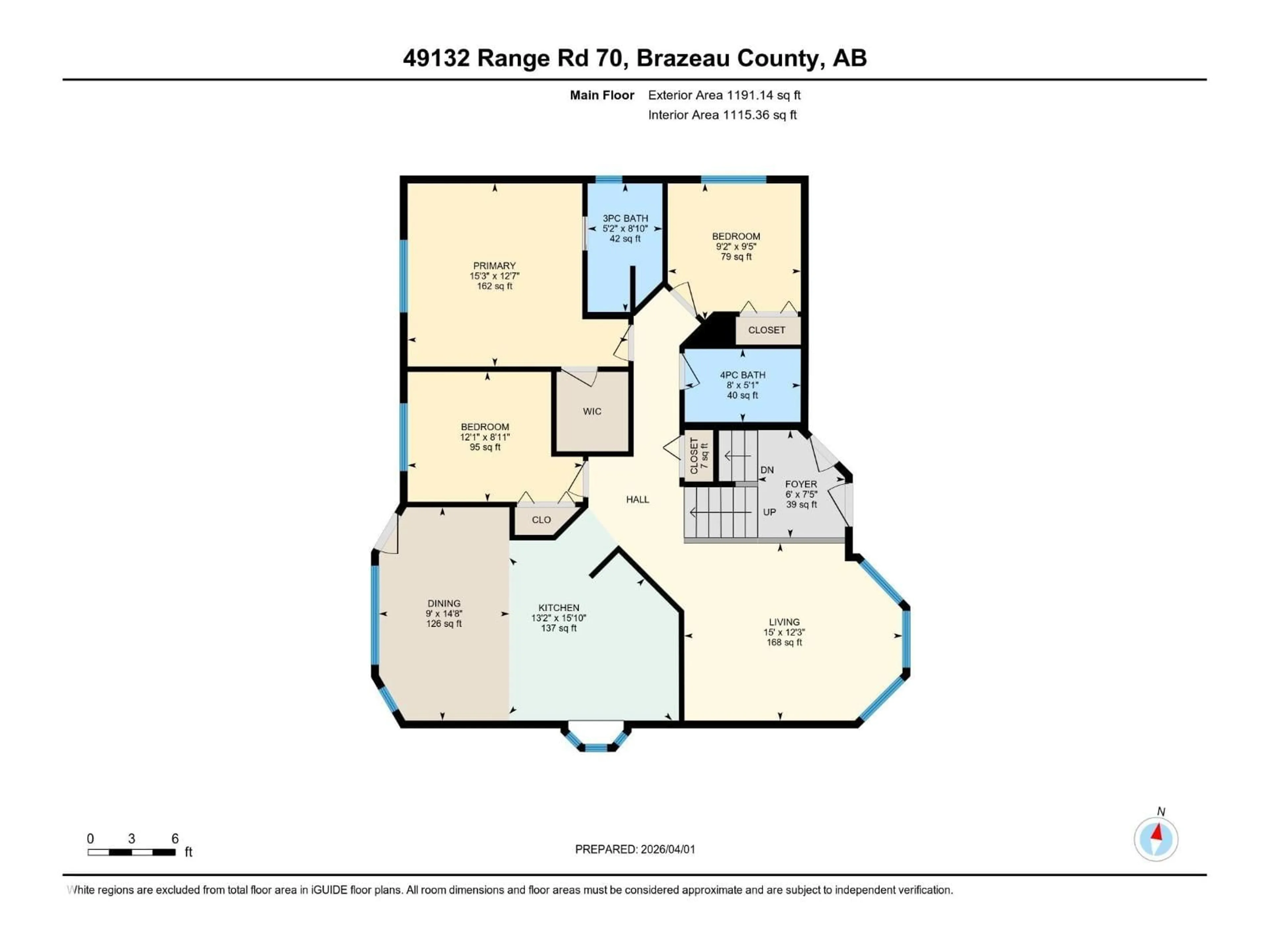 Floor plan for 49132 RANGE ROAD 70, Rural Brazeau County Alberta T7A1R5