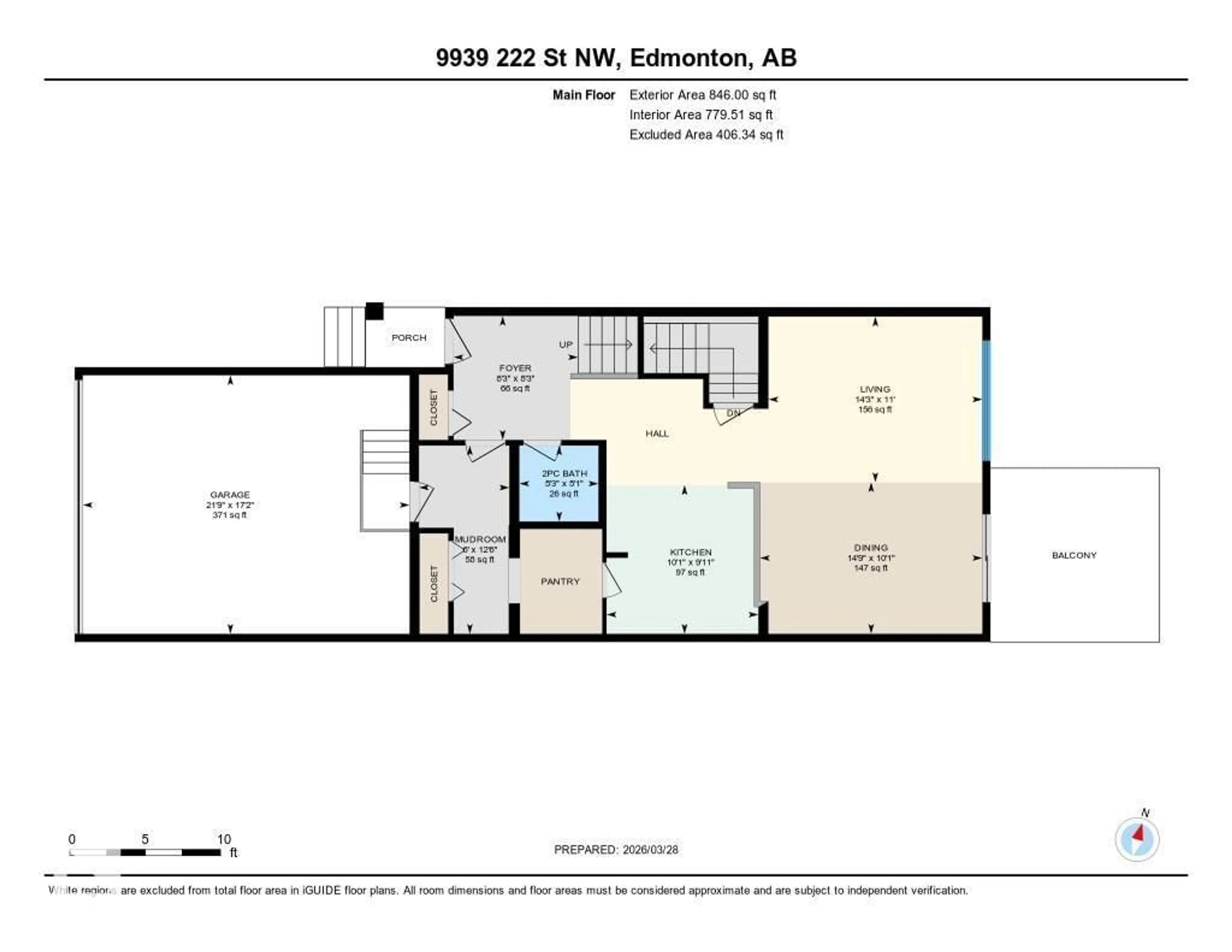 Floor plan for 9939 222 ST, Edmonton Alberta T5T7L8