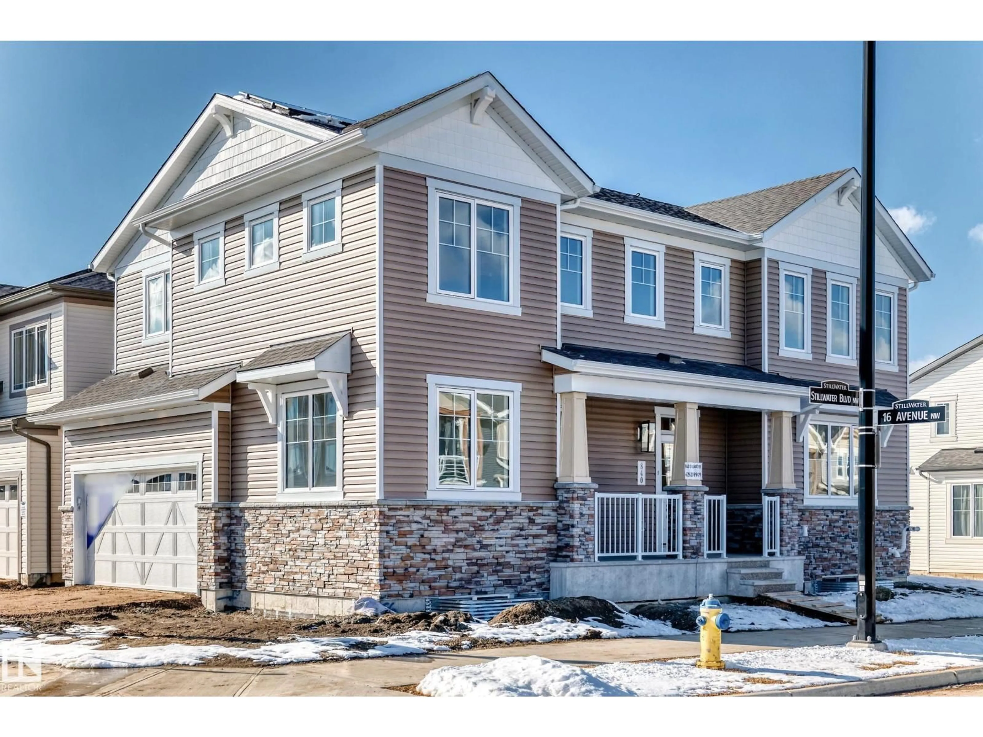 Home with brick exterior material, street for 840 STILLWATER BV, Edmonton Alberta T6M3E6